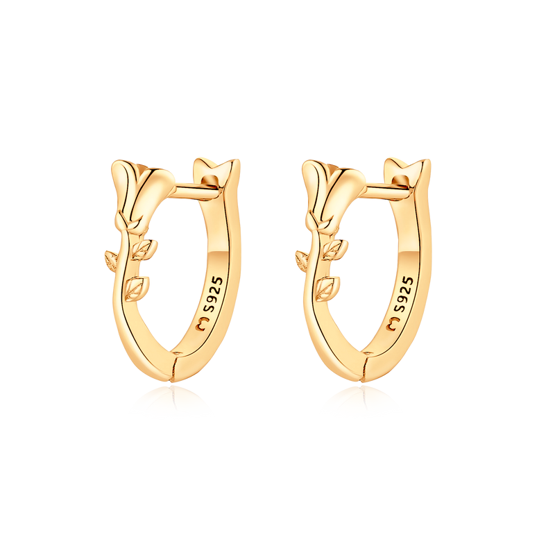 Boucles d'oreilles Rosier - LaMaisonDesBijoux