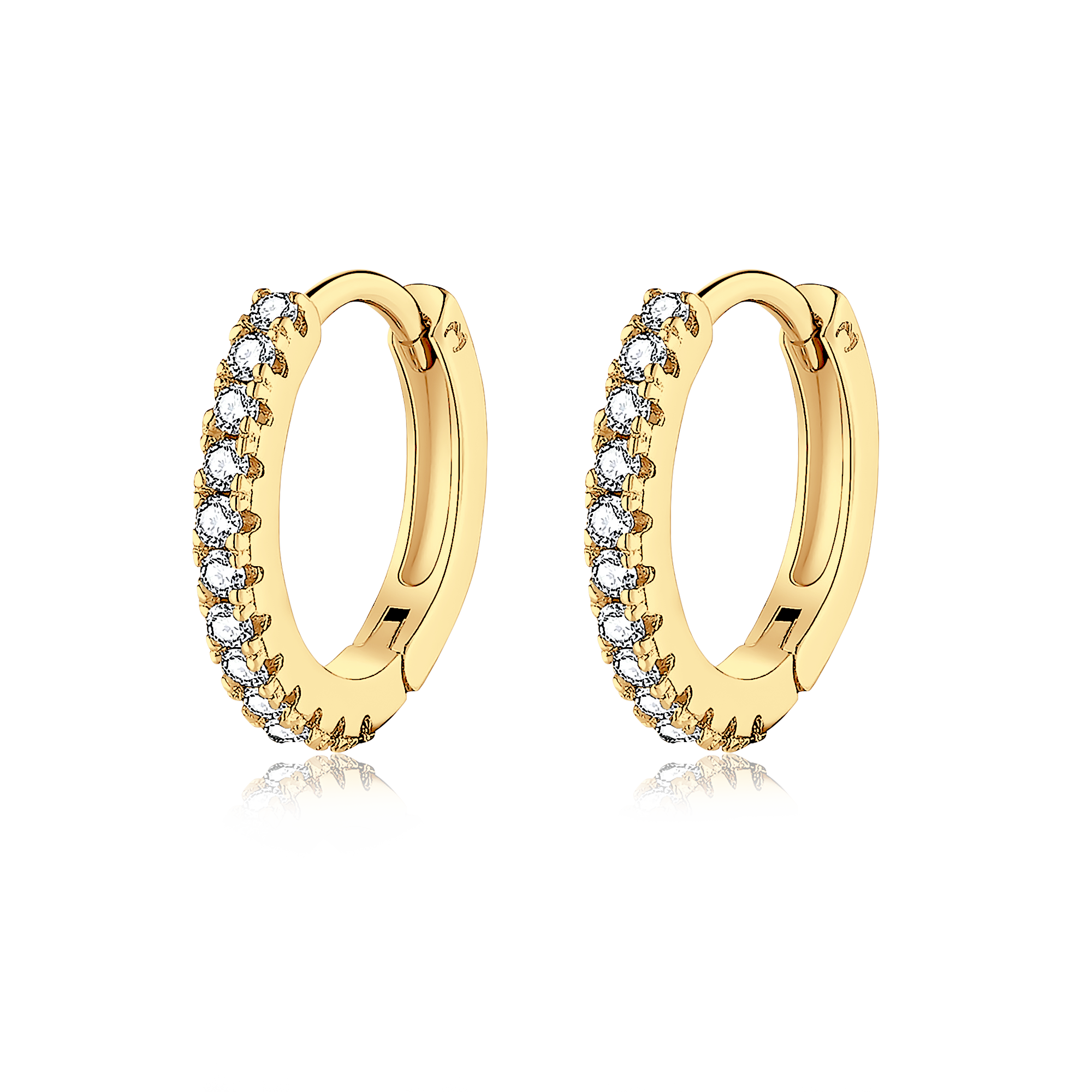 Boucles d'oreilles Zirconium