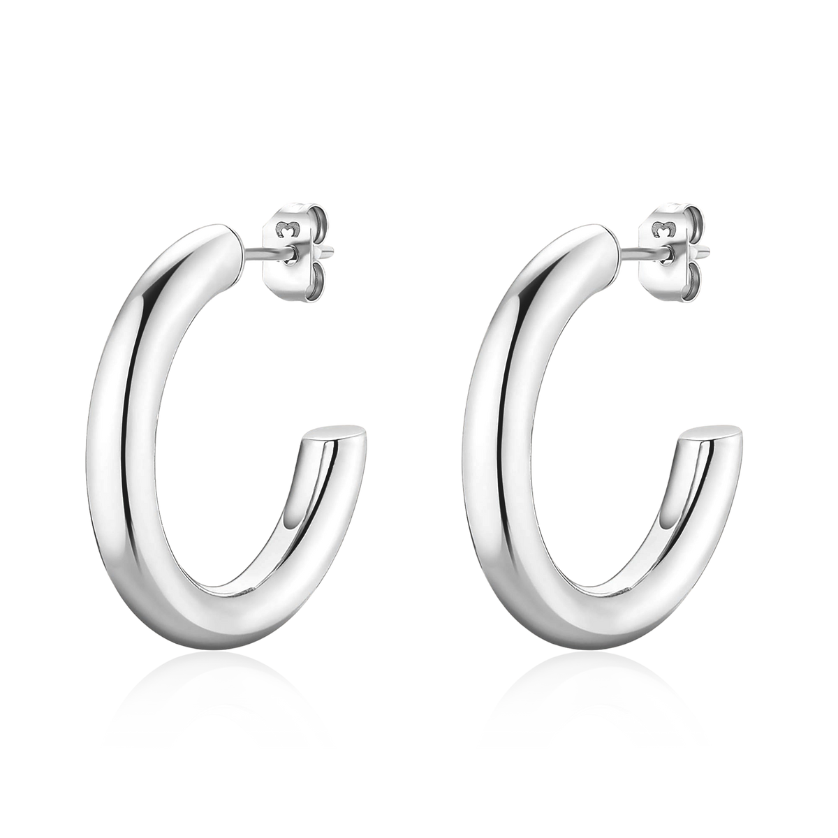 Boucles d'oreilles Demi-anneau Speranta - LaMaisonDesBijoux