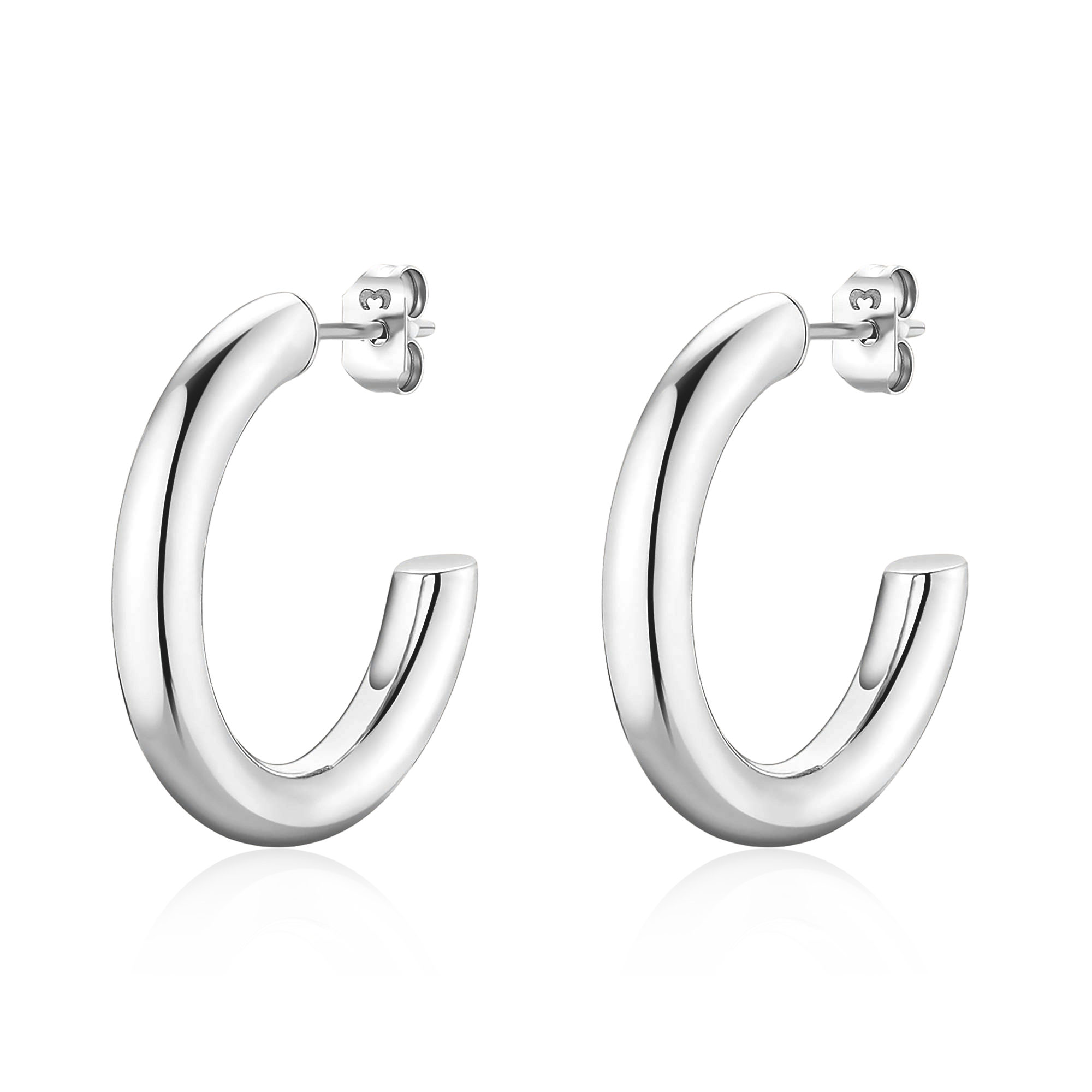 Boucles d'oreilles Demi-anneau Speranta - LaMaisonDesBijoux