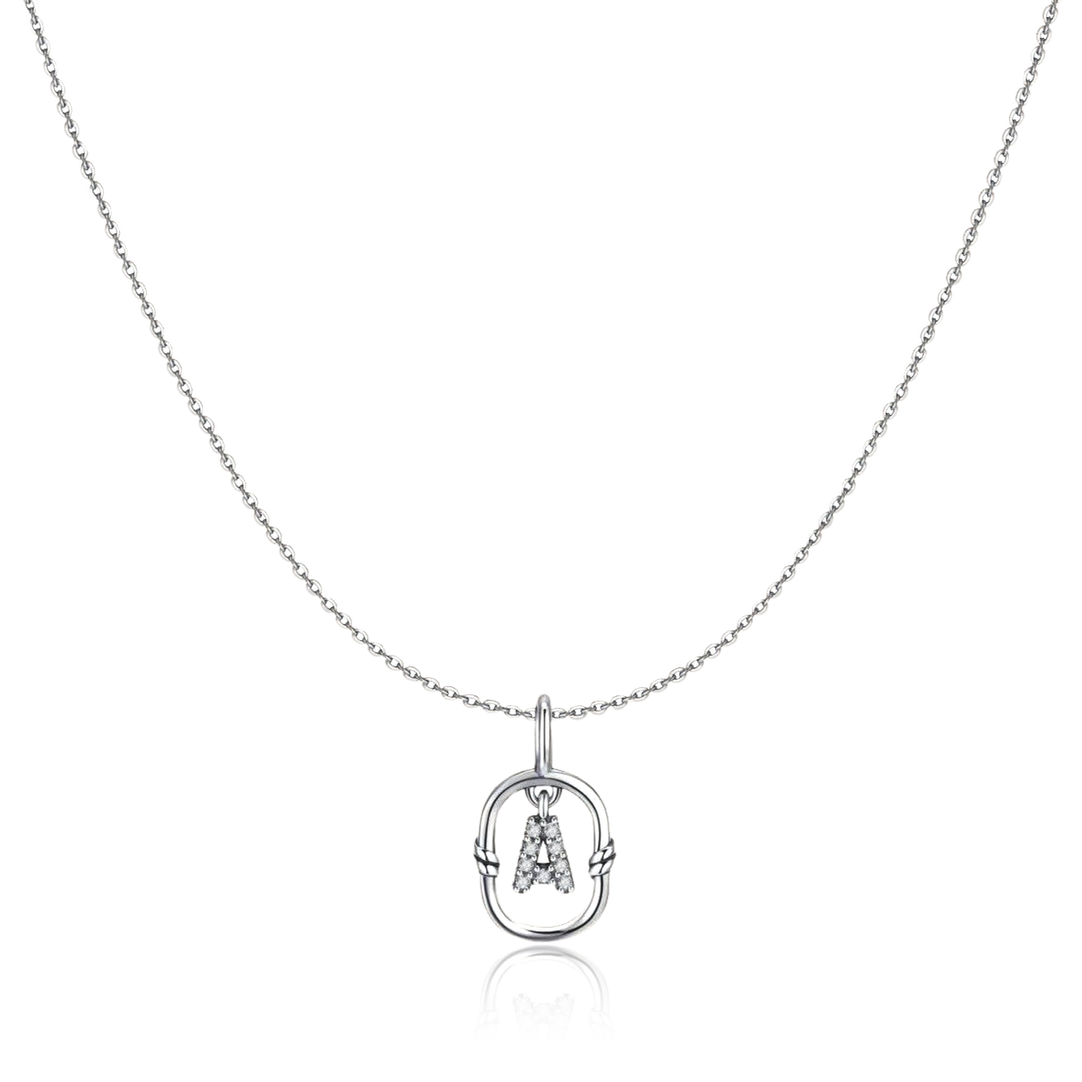 Halskette mit Initialen-Leuchtkraft