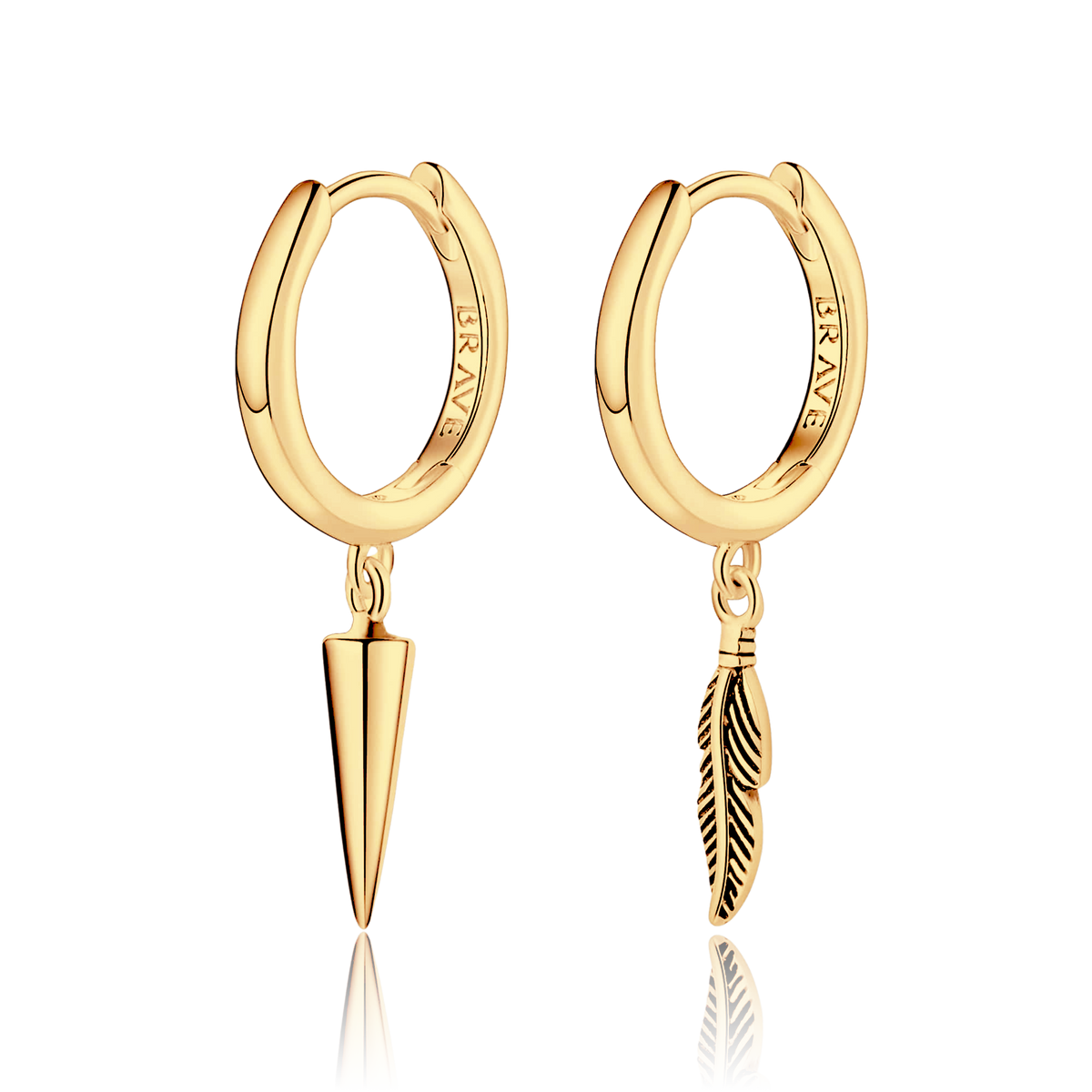 Boucles d'oreilles Homme BRAVE Erratique - LaMaisonDesBijoux