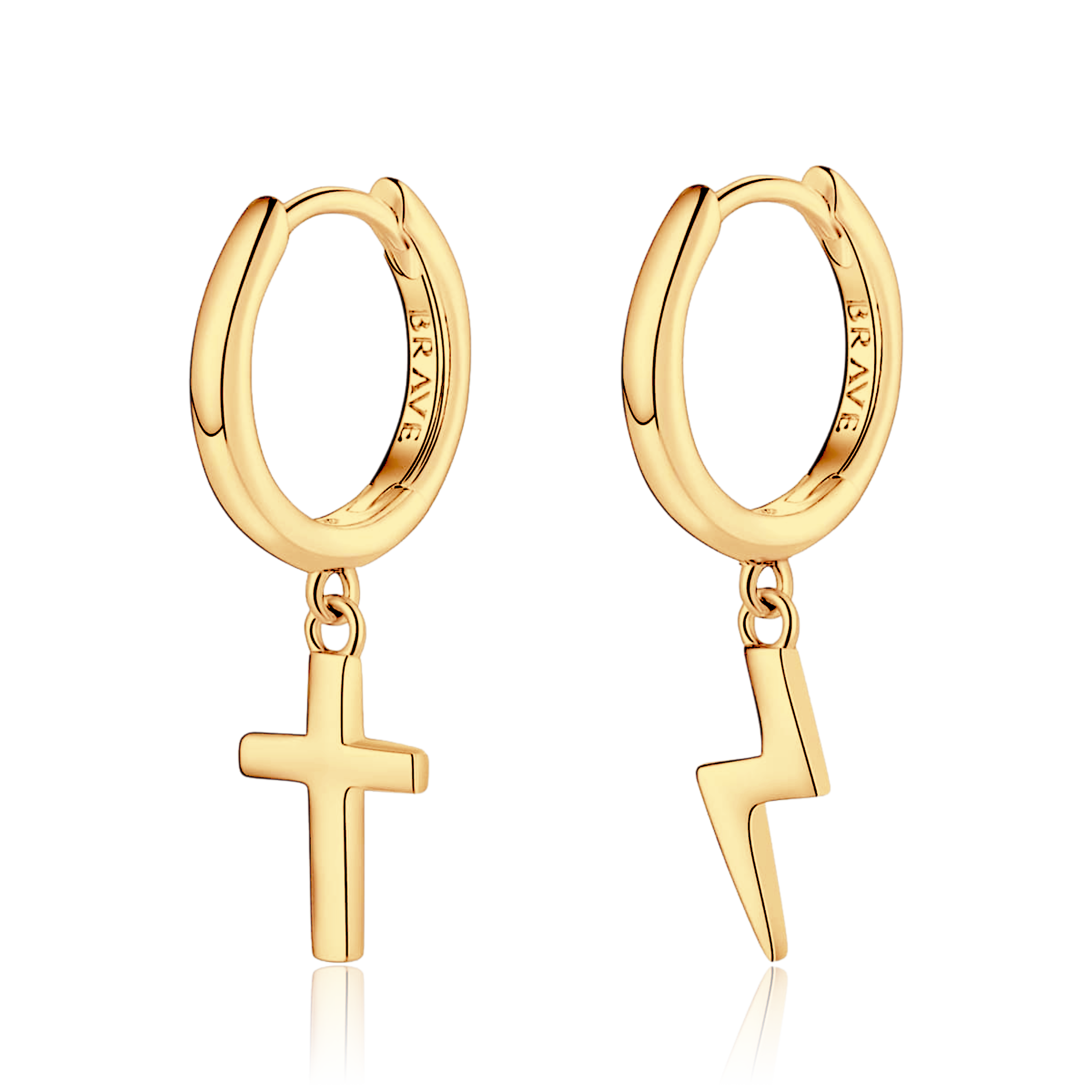 Boucles d'oreilles Homme BRAVE Force