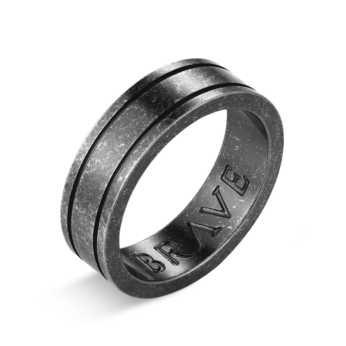 Bague Homme BRAVE Basalte - LaMaisonDesBijoux