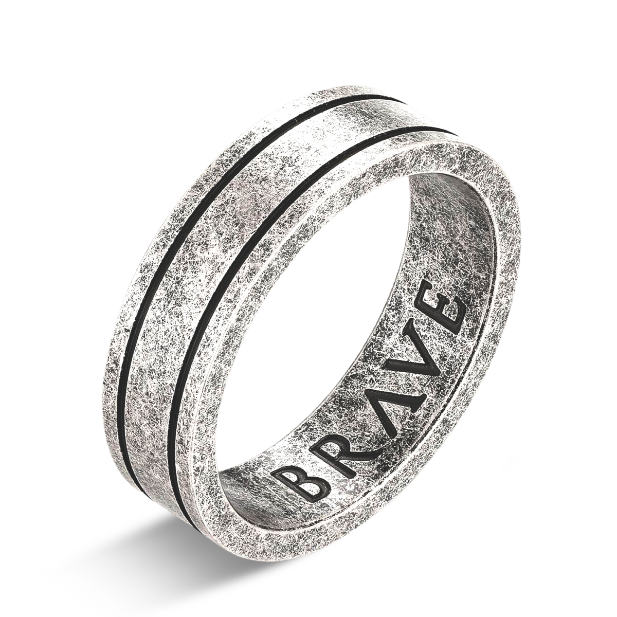 Bague Homme BRAVE Basalte - LaMaisonDesBijoux