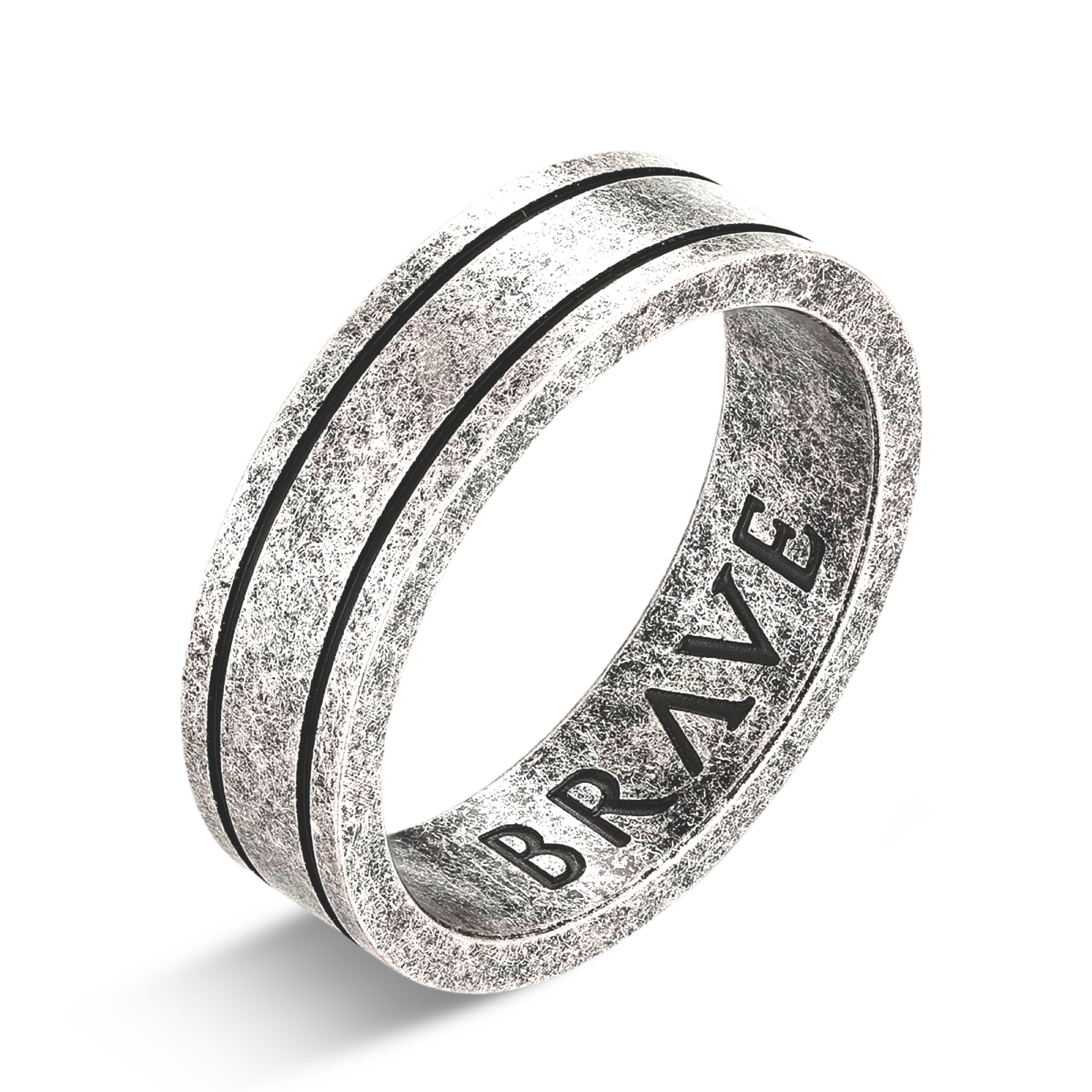 BRAVE Basalt Herrenring