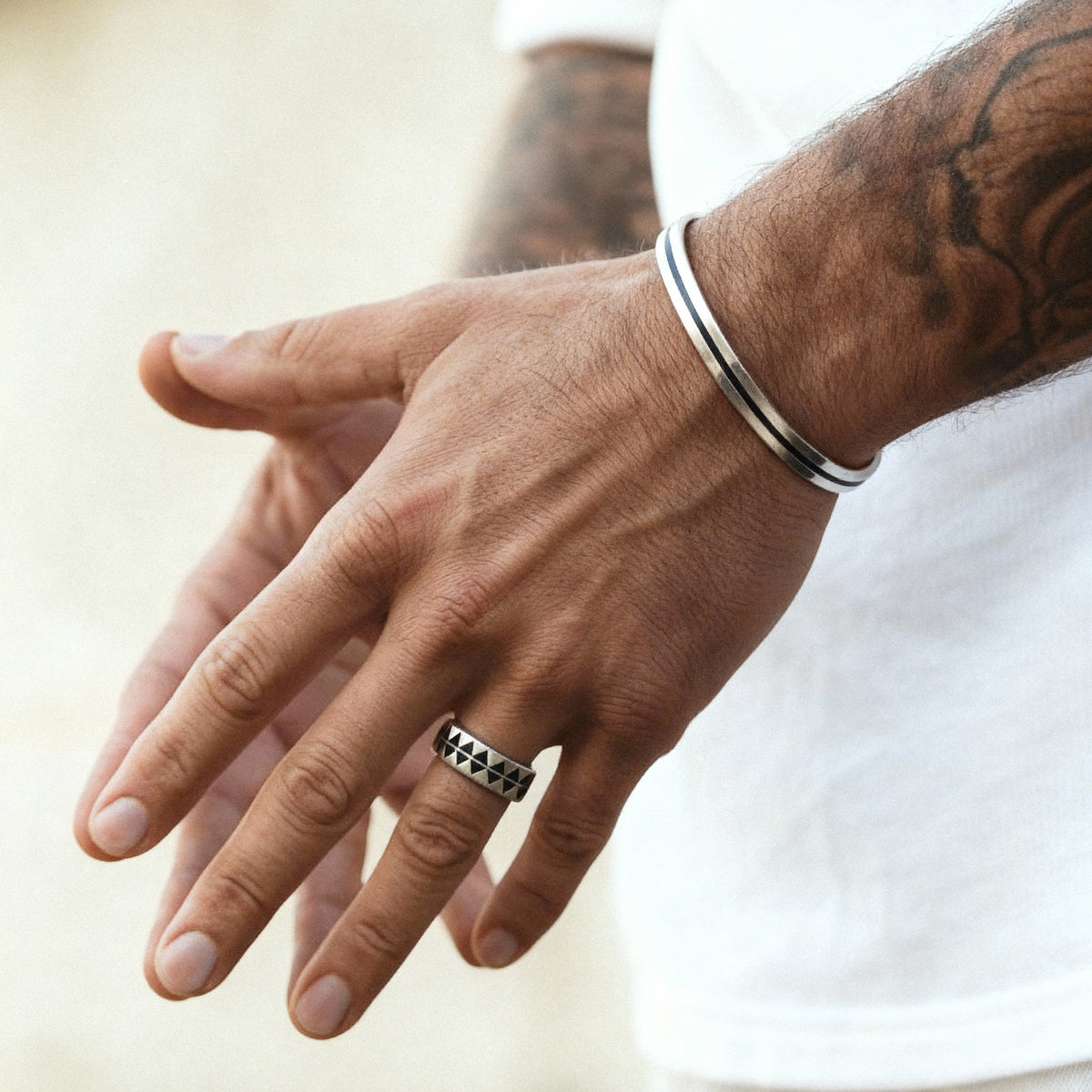 Bague Homme BRAVE Tribal - LaMaisonDesBijoux