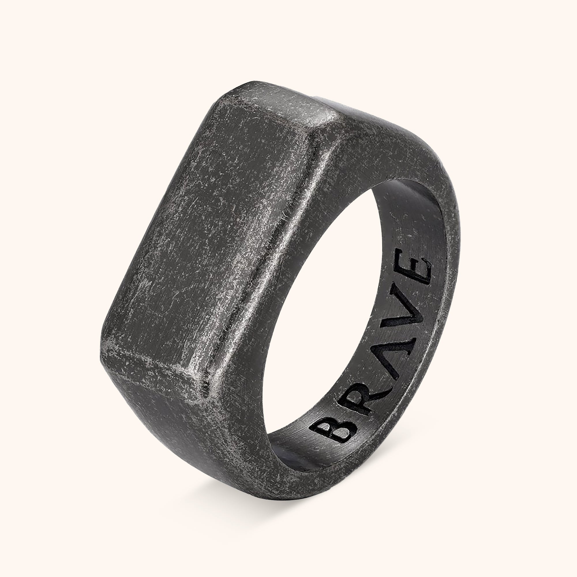 Bague Homme BRAVE "Ténèbres" - LaMaisonDesBijoux