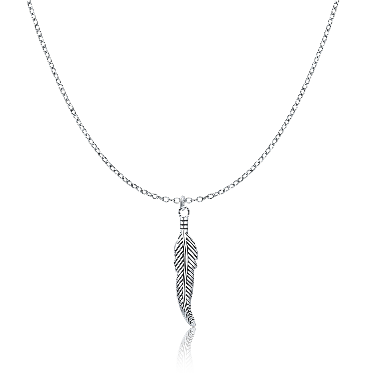 Collier Homme BRAVE Plume - LaMaisonDesBijoux