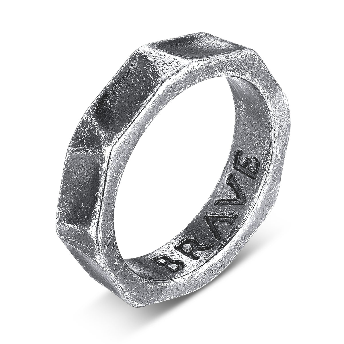 Bague Homme BRAVE Chrome - LaMaisonDesBijoux