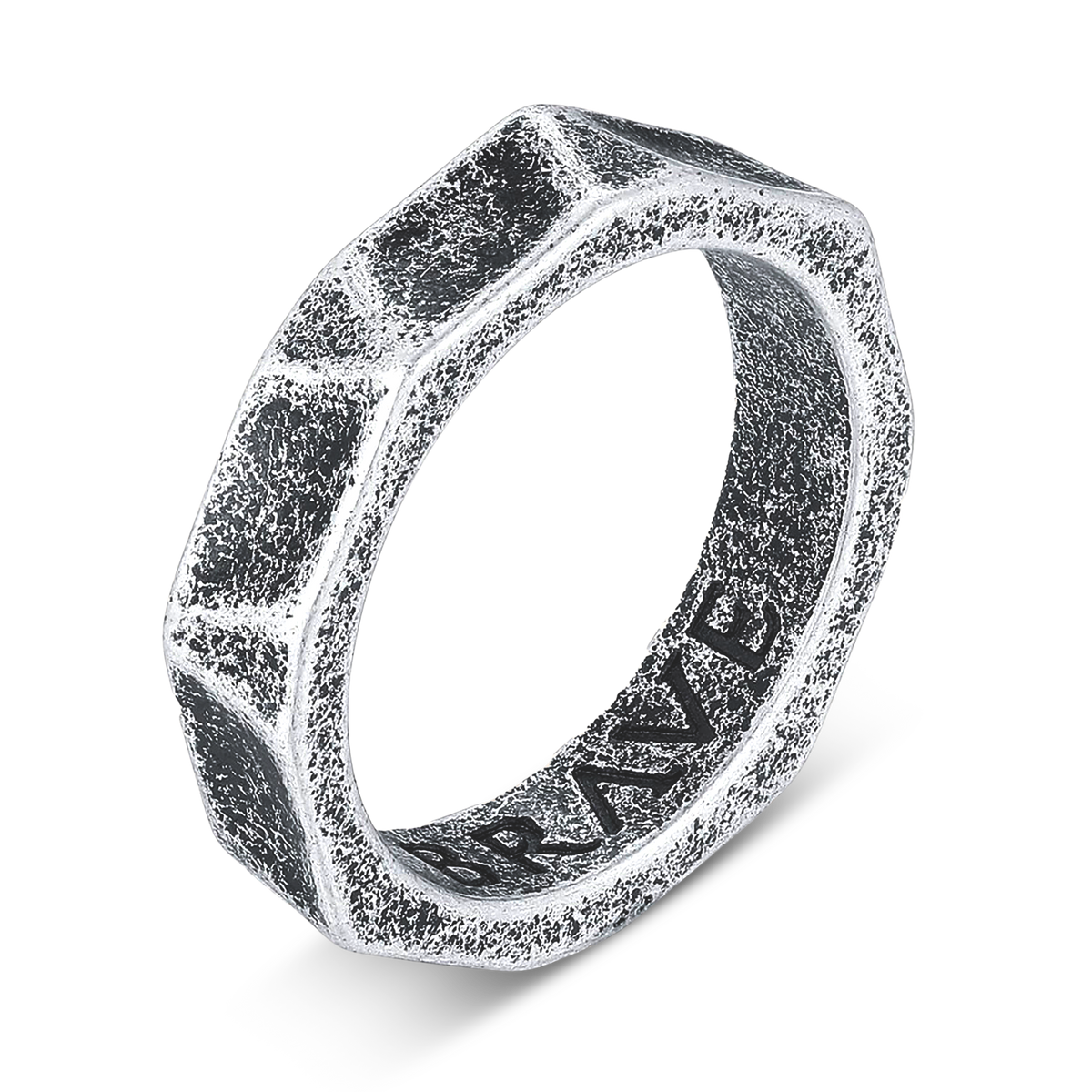 Bague Homme BRAVE Chrome - LaMaisonDesBijoux