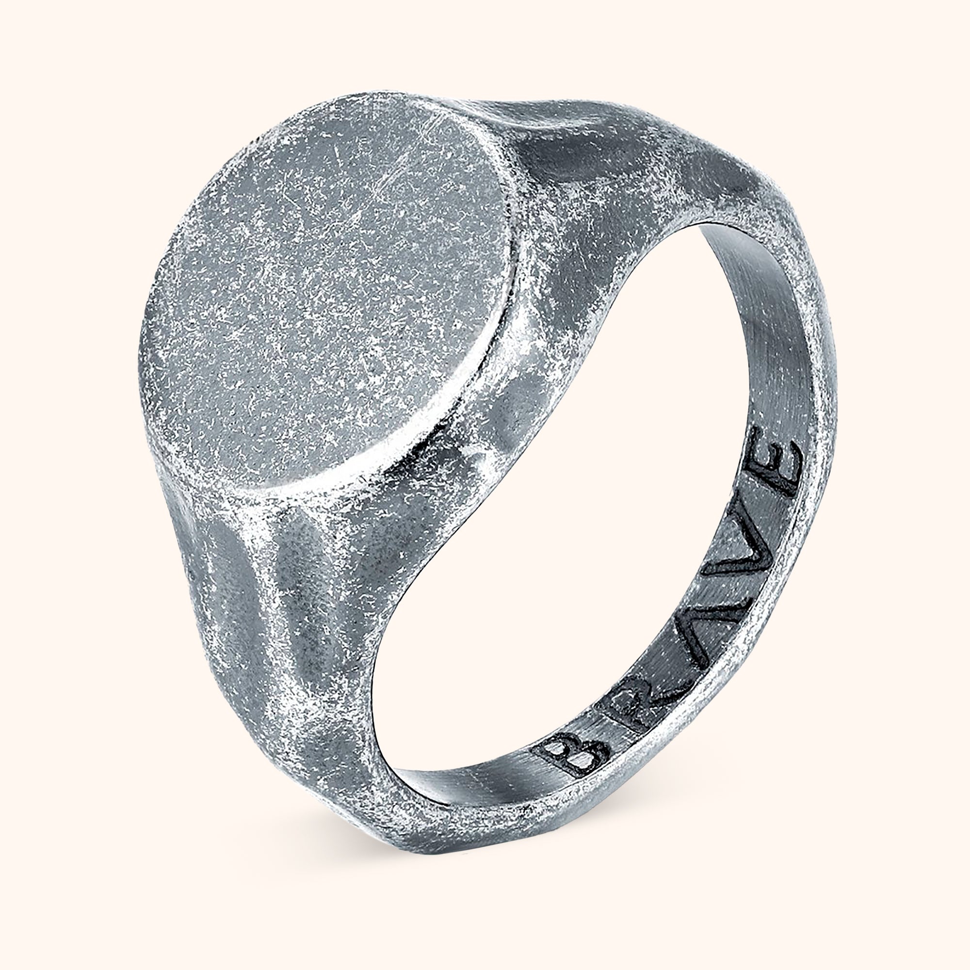 Bague Homme BRAVE "Cendre" - LaMaisonDesBijoux