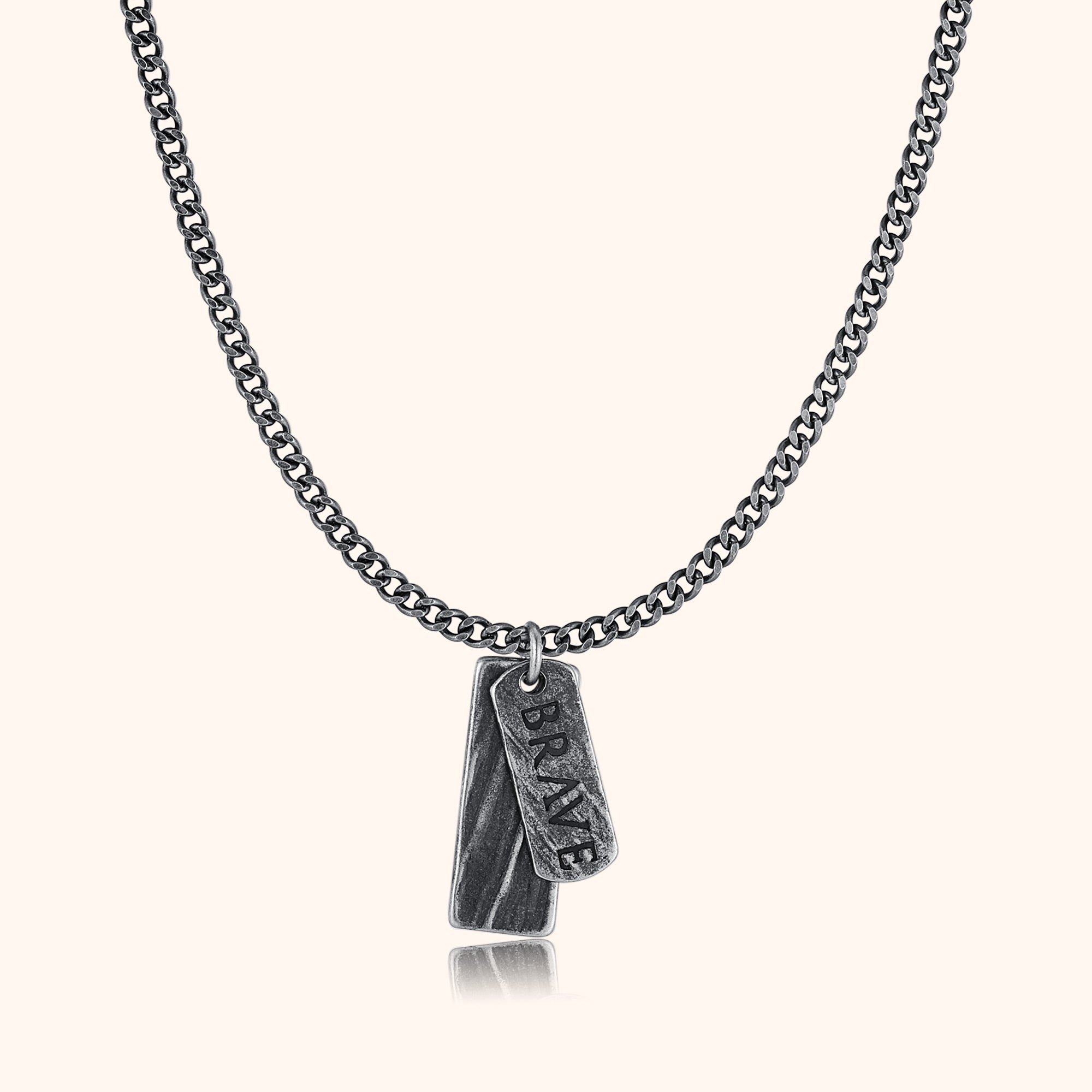 Collier Homme BRAVE "Ombrage" - LaMaisonDesBijoux