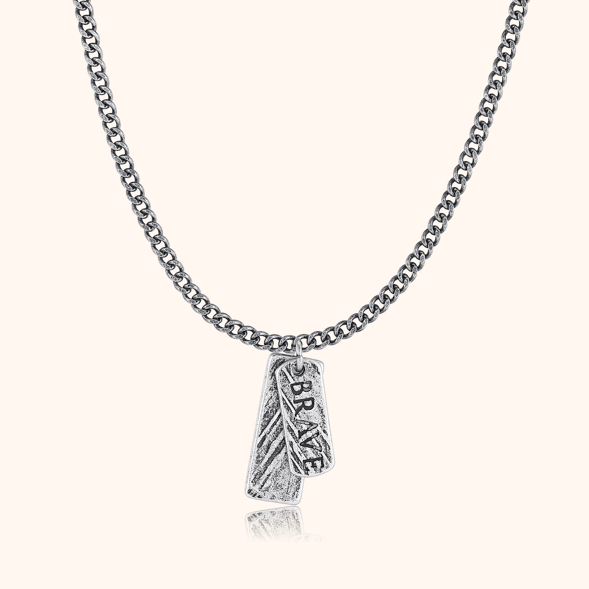 Collier Homme BRAVE "Ombrage" - LaMaisonDesBijoux