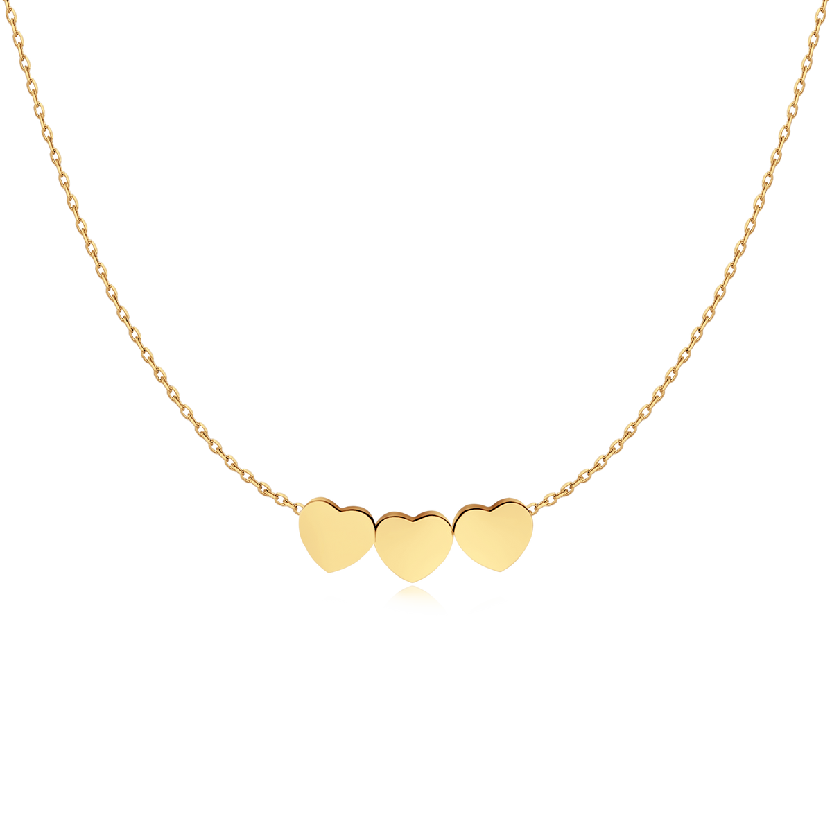 Collier 3 Cœurs - LaMaisonDesBijoux