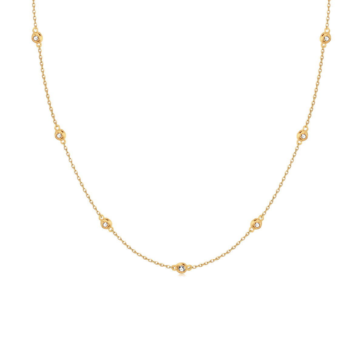 Collier Diamants - LaMaisonDesBijoux