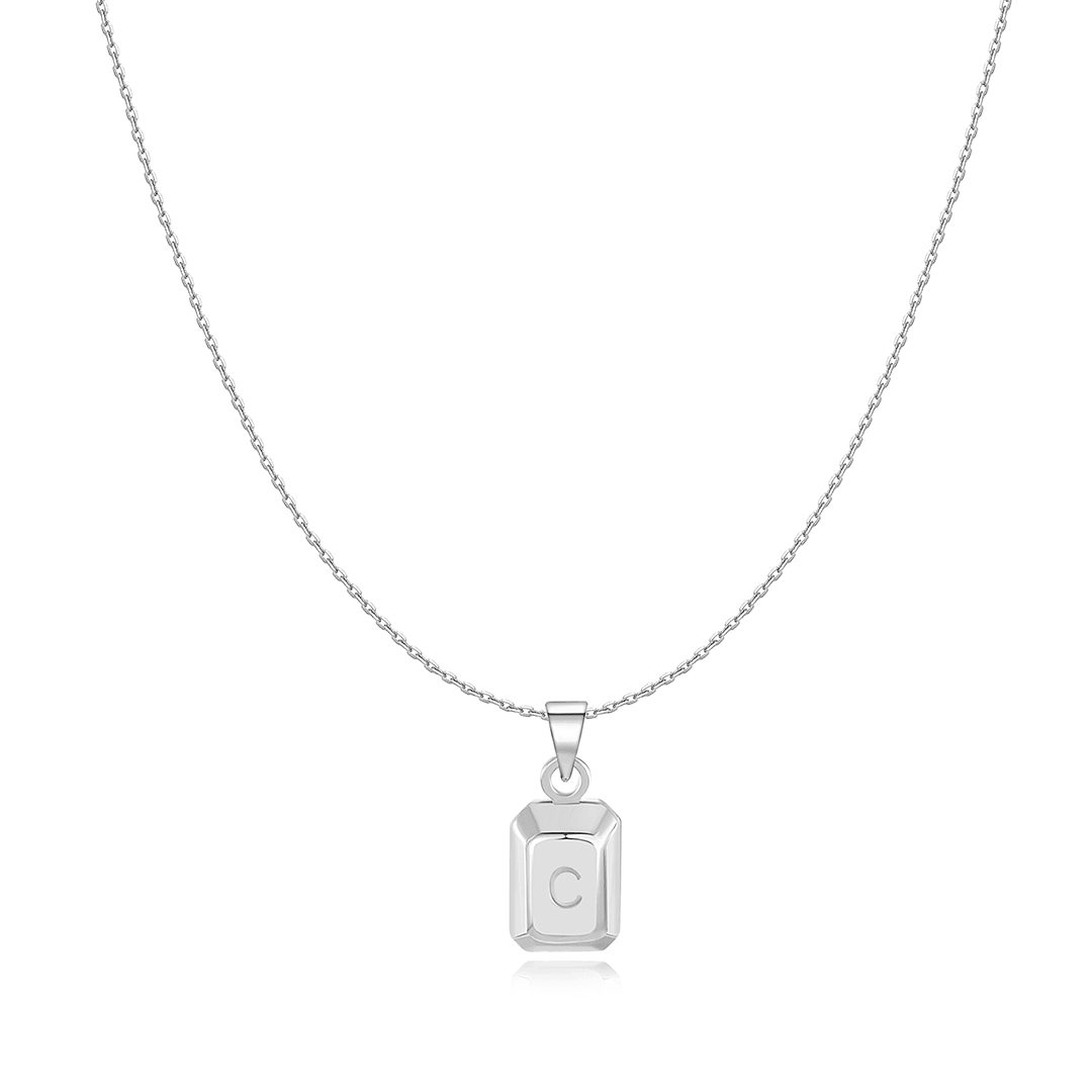 Collier Lingot Initiale - LaMaisonDesBijoux
