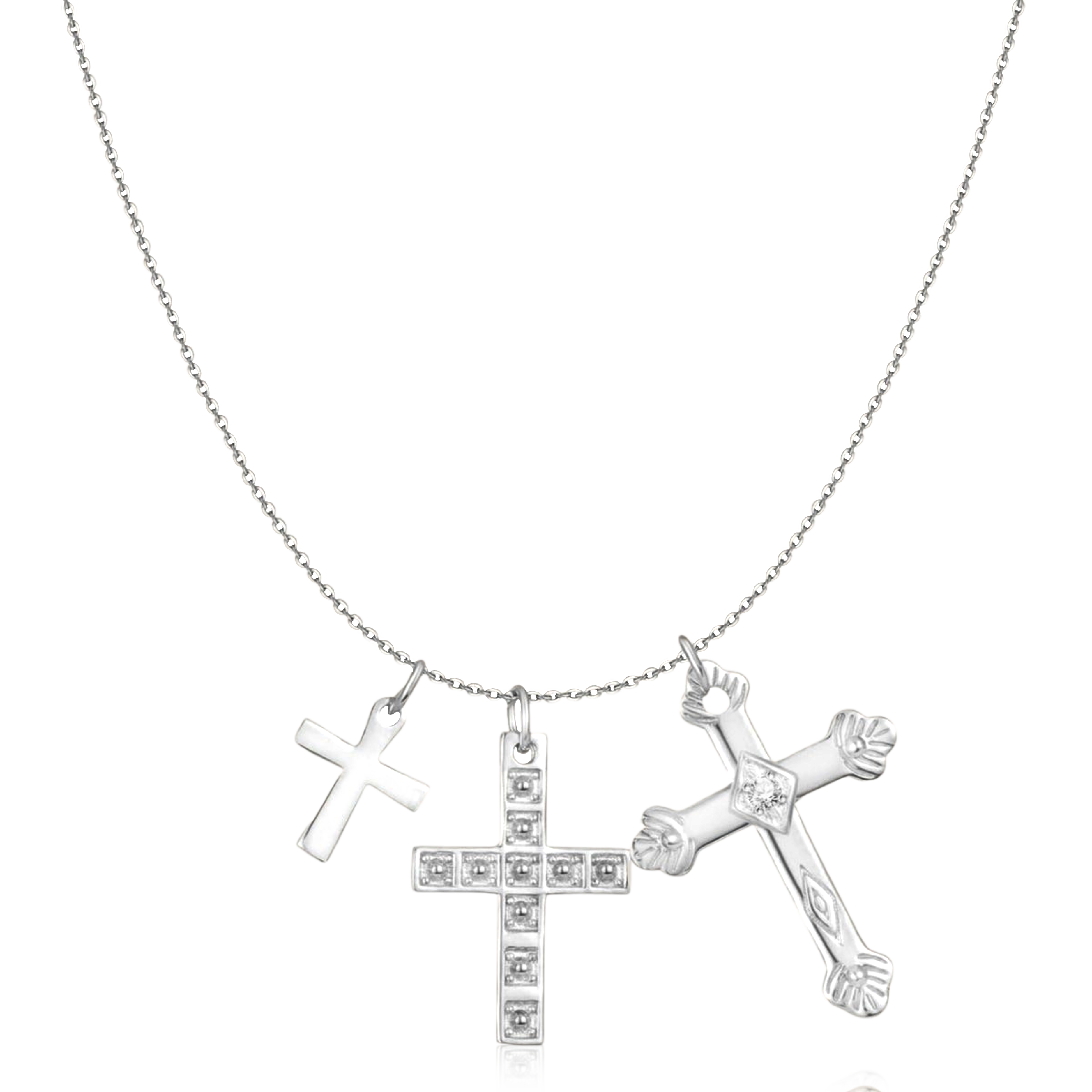 Collier 3 Croix - LaMaisonDesBijoux