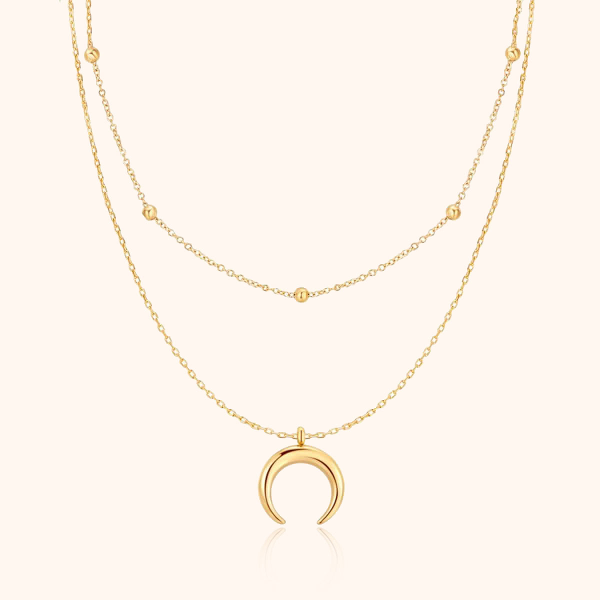 Collier "Demi-Lune Balles" - LaMaisonDesBijoux