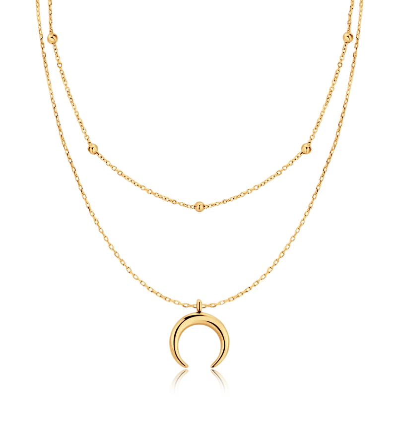 Collier Demi-Lune Balles