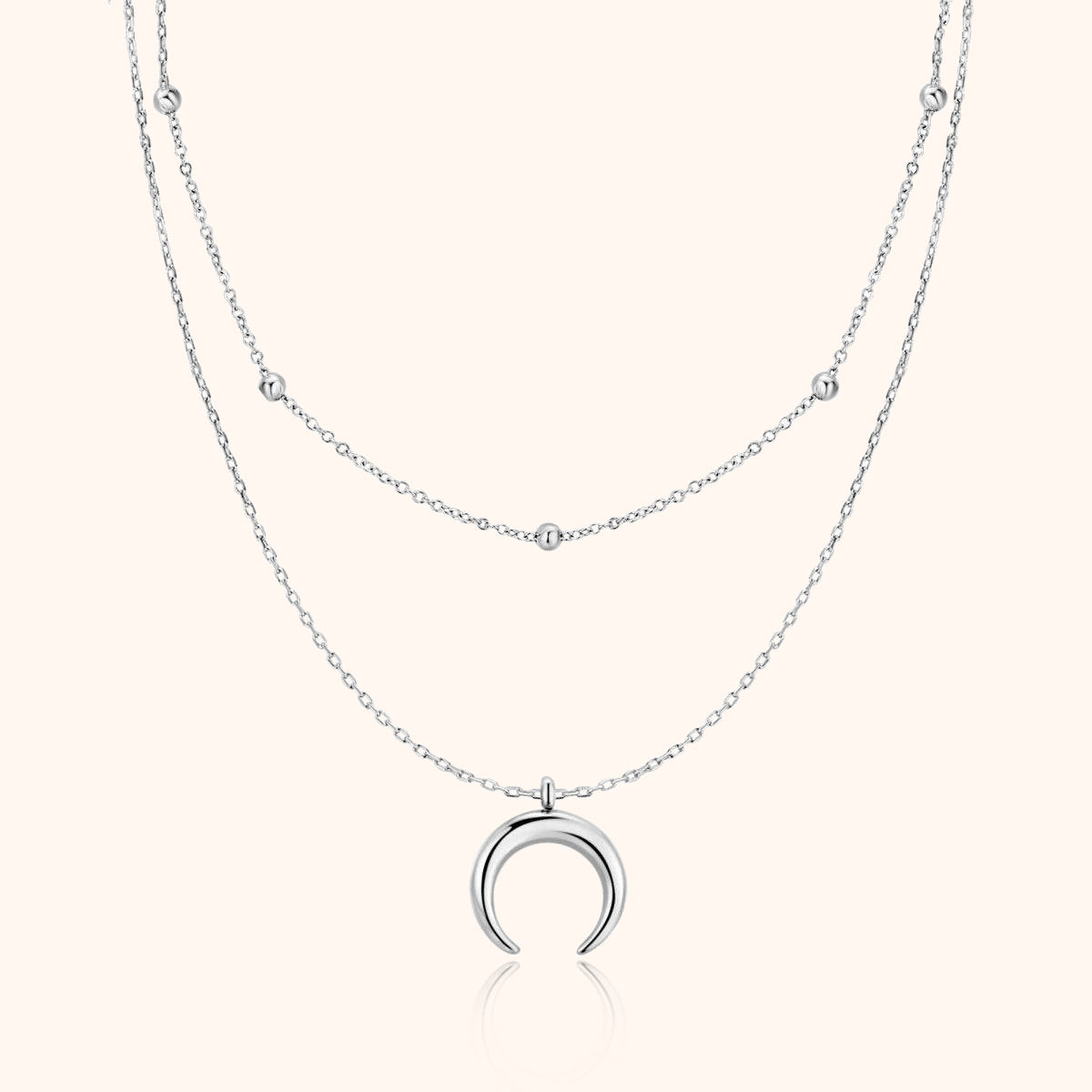 Collier "Demi-Lune Balles" - LaMaisonDesBijoux