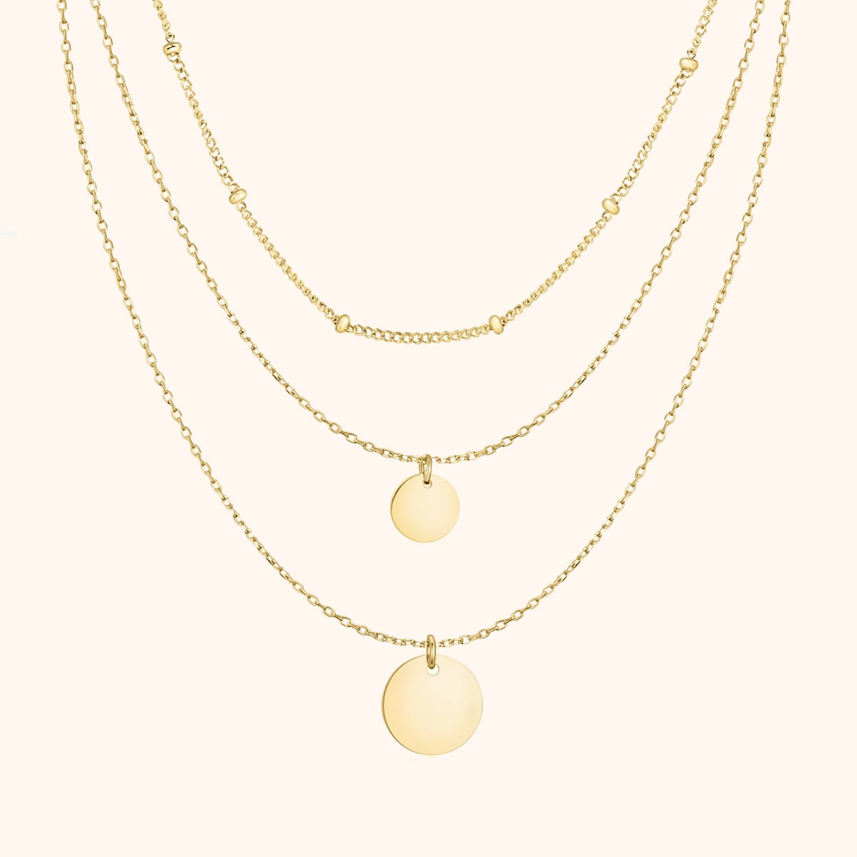 Collier "Triple Chaîne" - LaMaisonDesBijoux