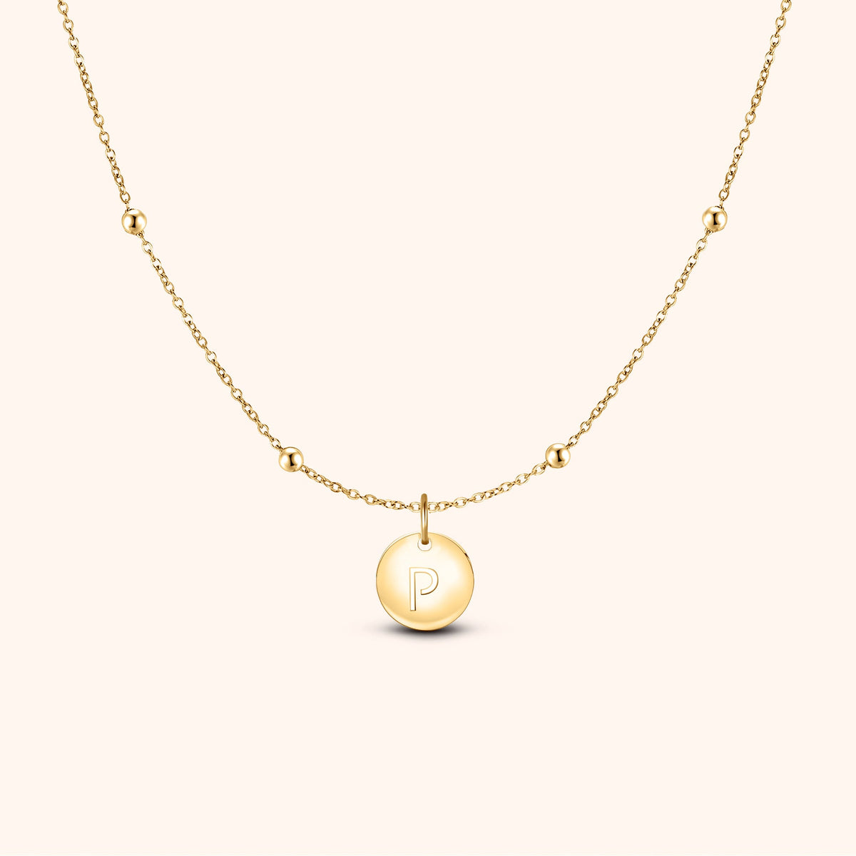 Collier Cercle Initiale - LaMaisonDesBijoux