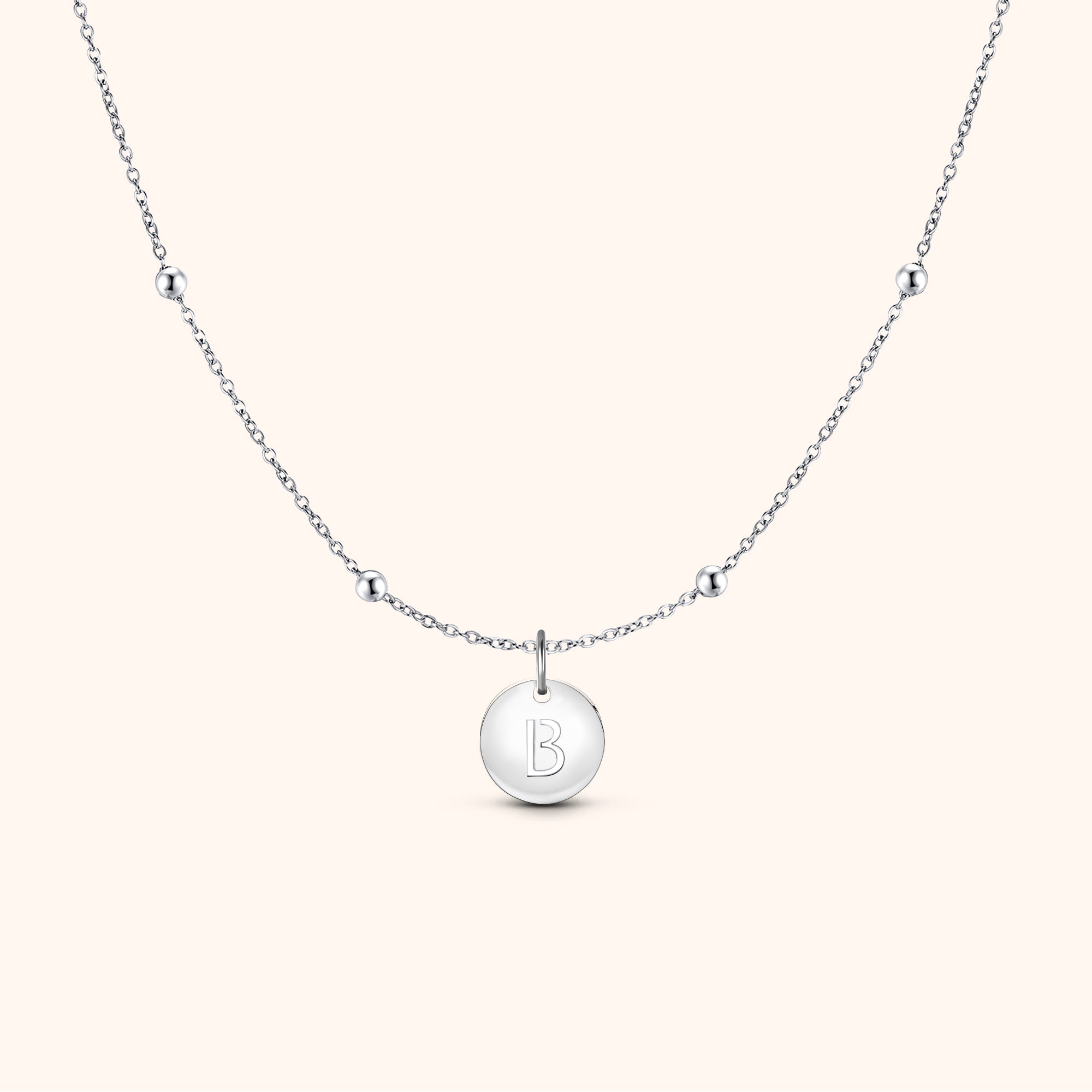 Collier Cercle Initiale - LaMaisonDesBijoux