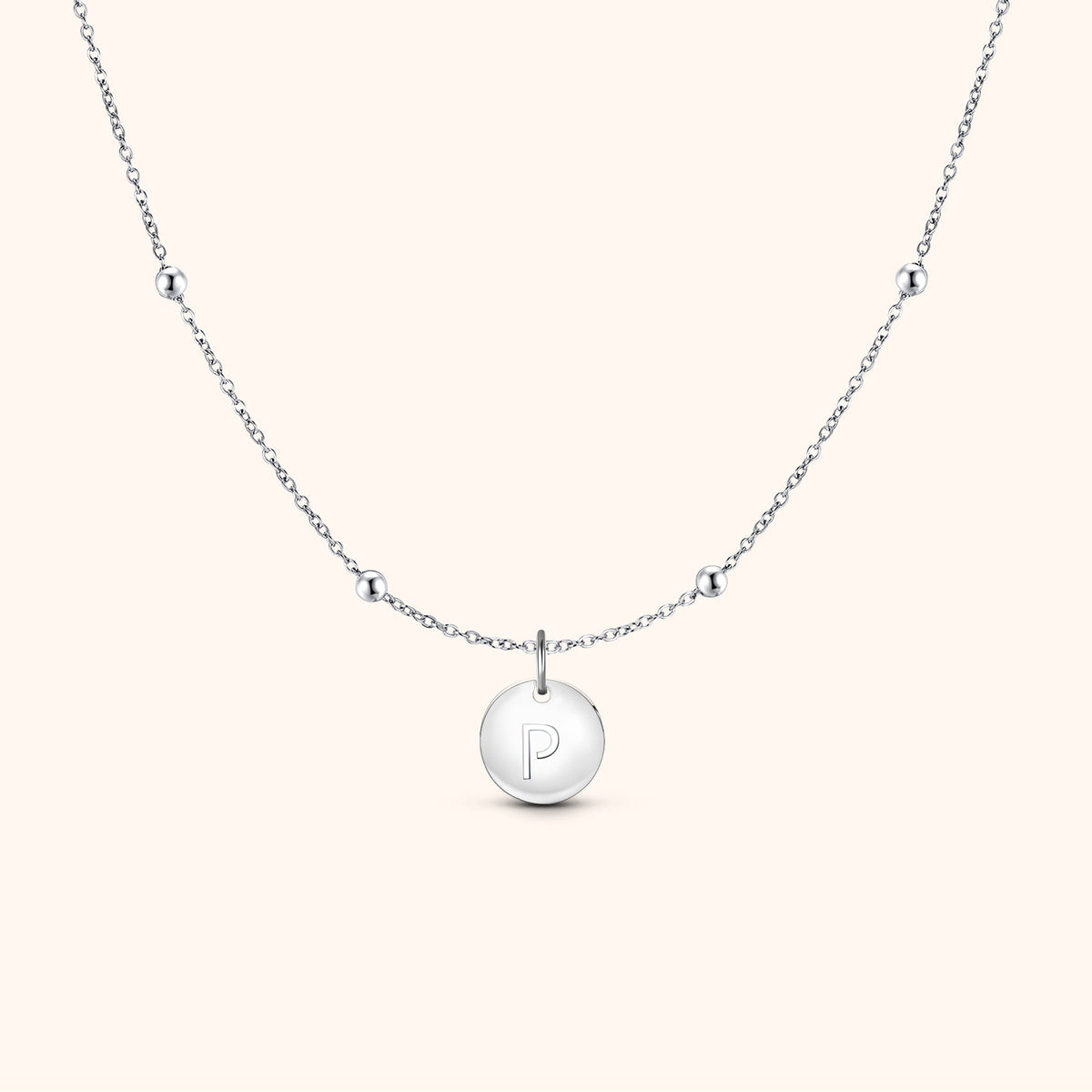 Collier Cercle Initiale - LaMaisonDesBijoux