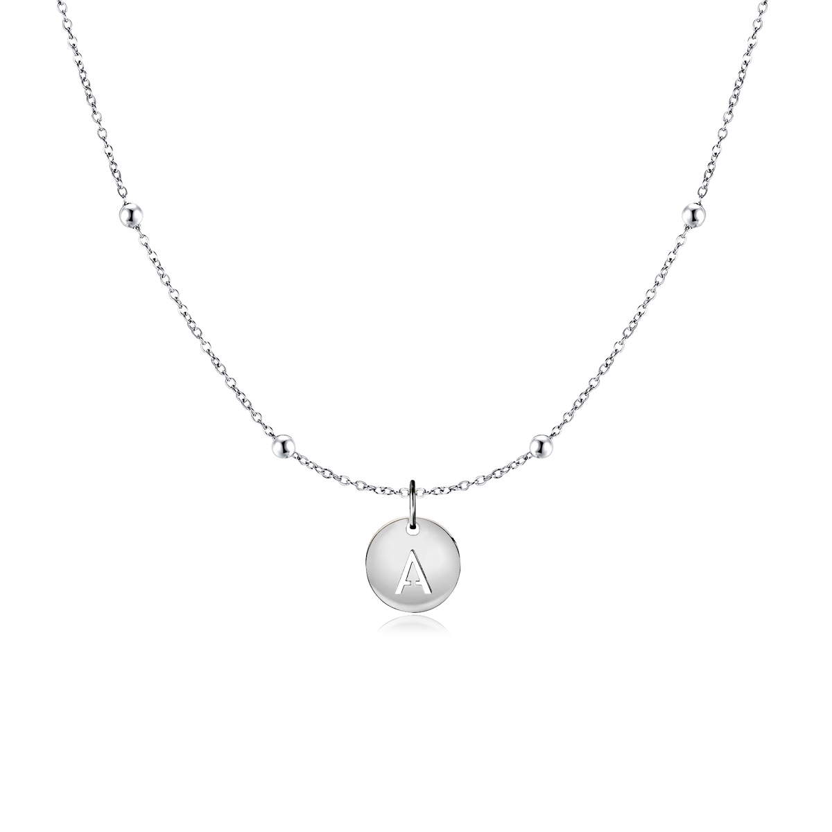 Collier Cercle Initiale - LaMaisonDesBijoux