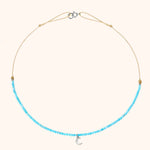 Collier "Lune Turquoise" - LaMaisonDesBijoux