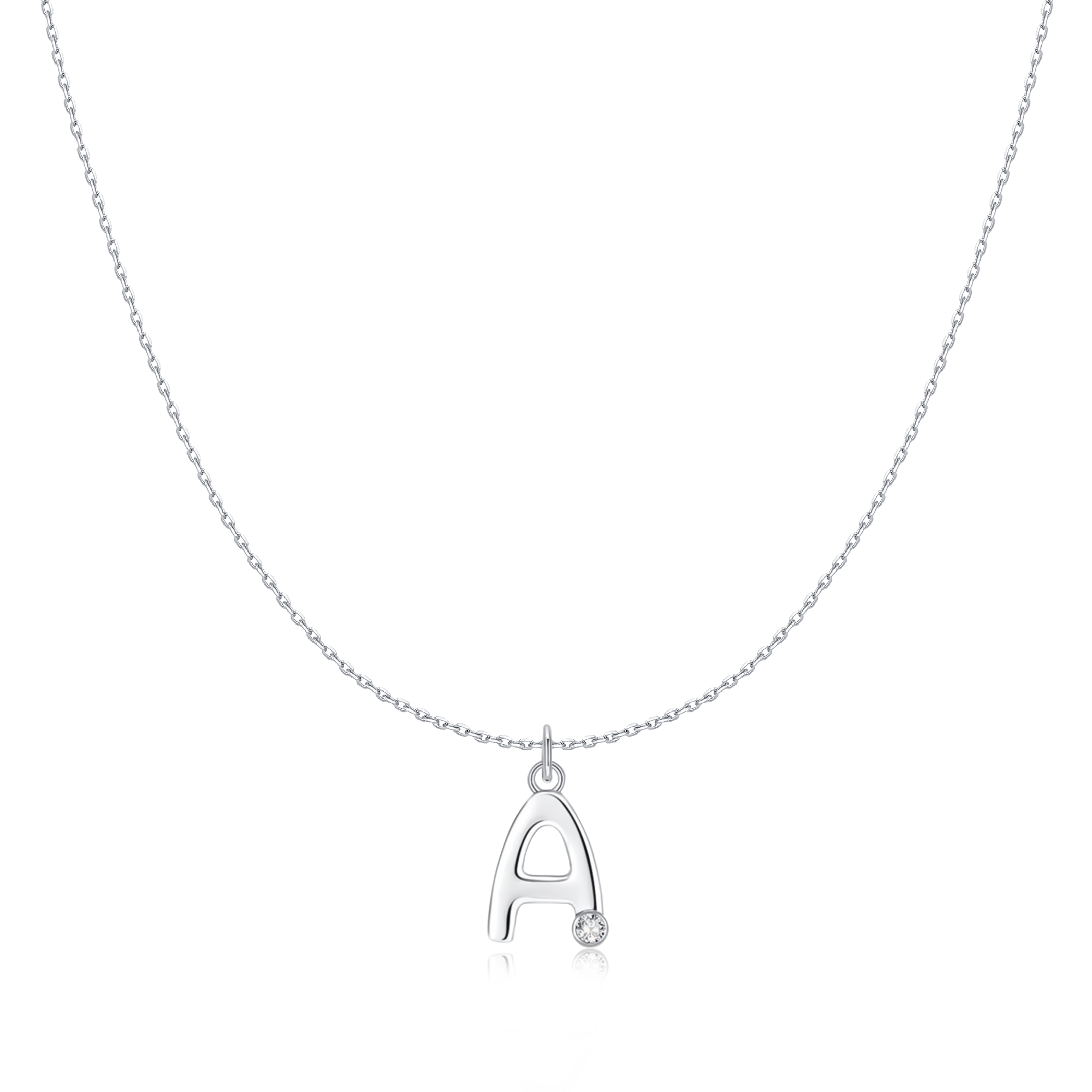 Collier Initiale Glitter