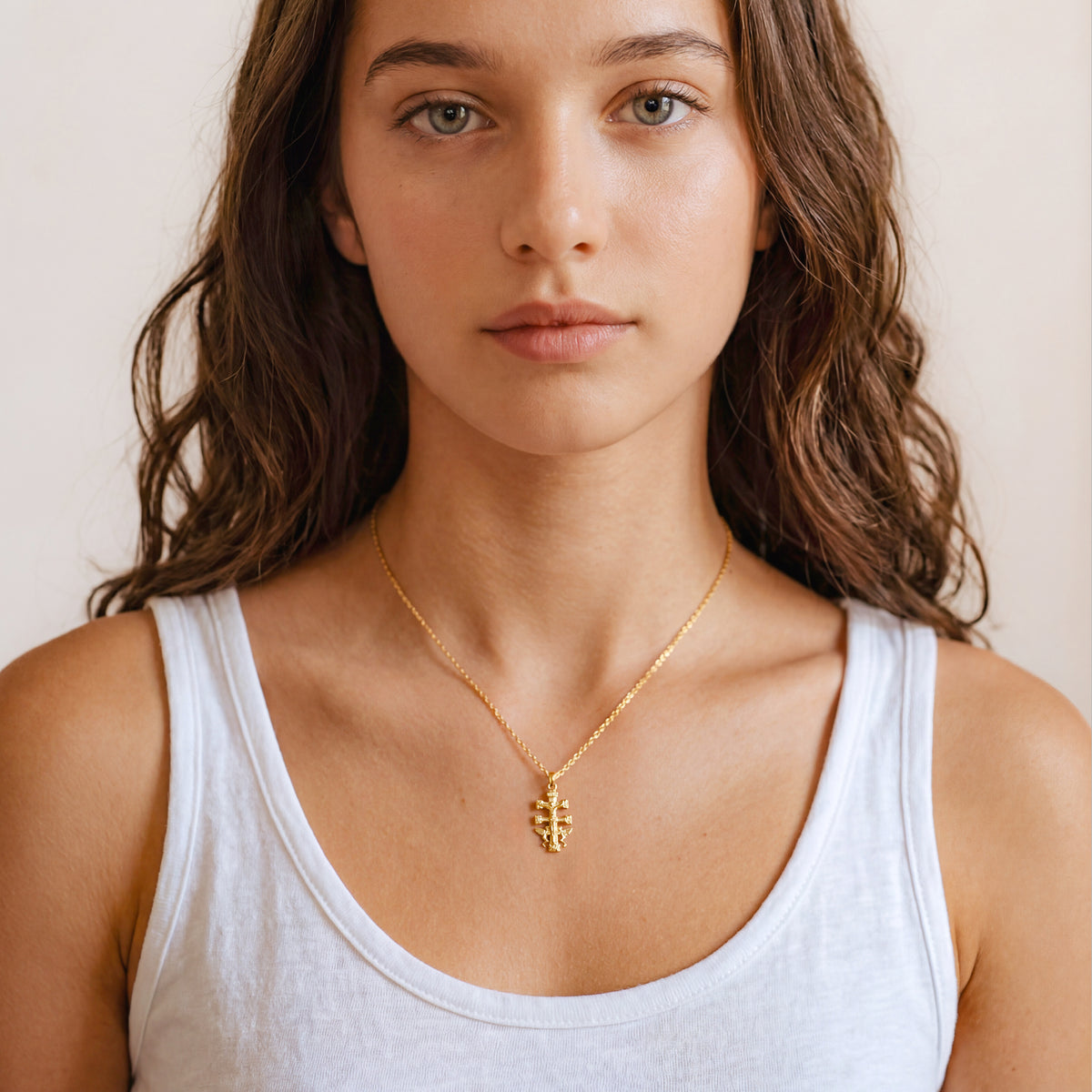 Collier Croix de Caravaca