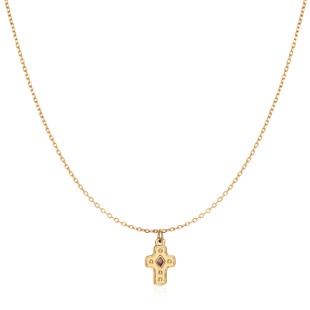 Collier Croix Diamantée - LaMaisonDesBijoux