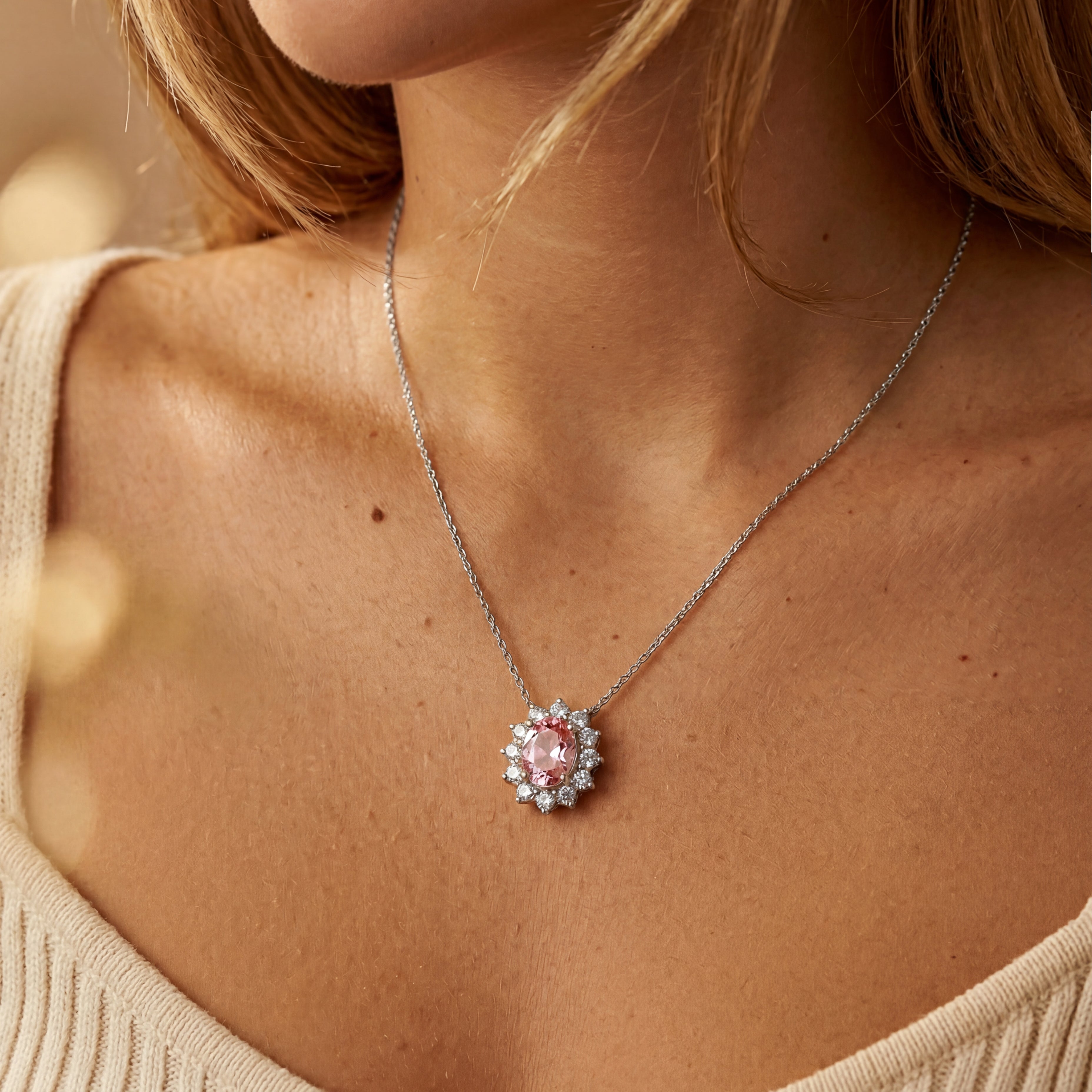 Collier Zircones Précieuses