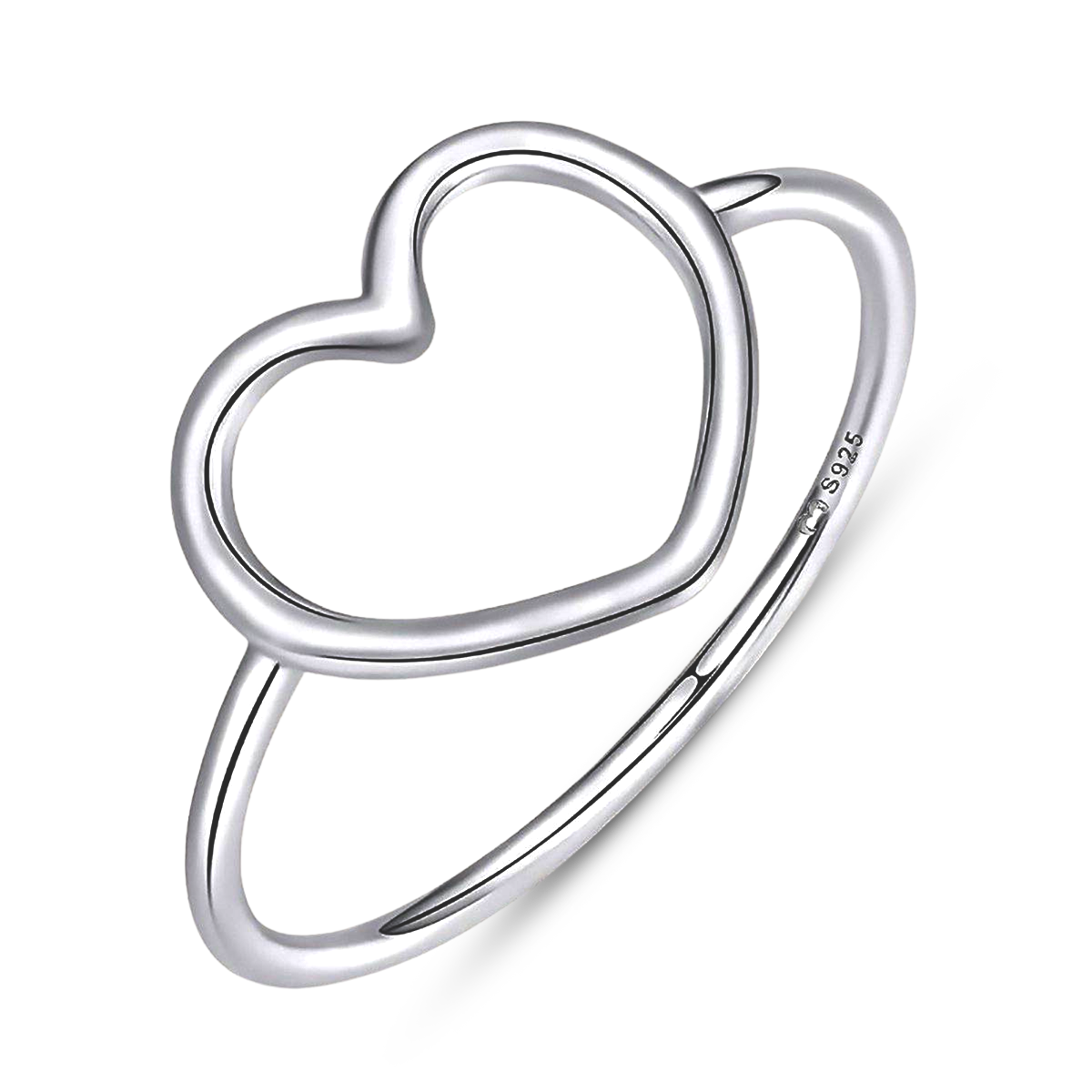 Bague Cœur Minimaliste