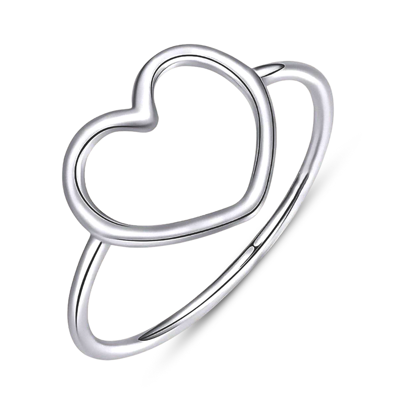 Bague Cœur Minimaliste