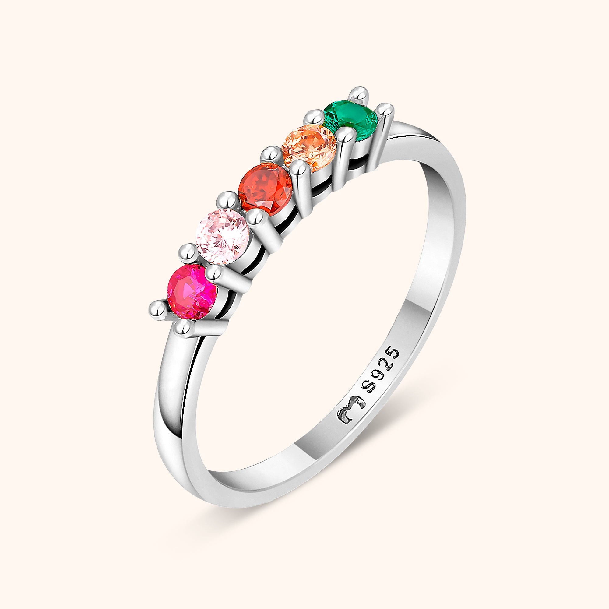 Bague "Bande de Couleurs" - LaMaisonDesBijoux