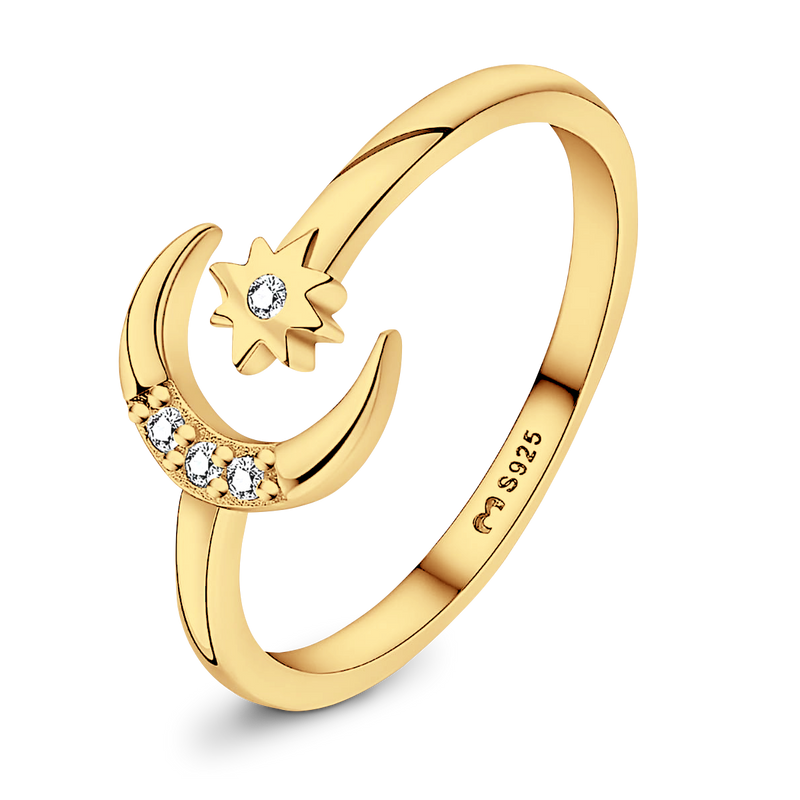Bague Lune et Soleil - LaMaisonDesBijoux