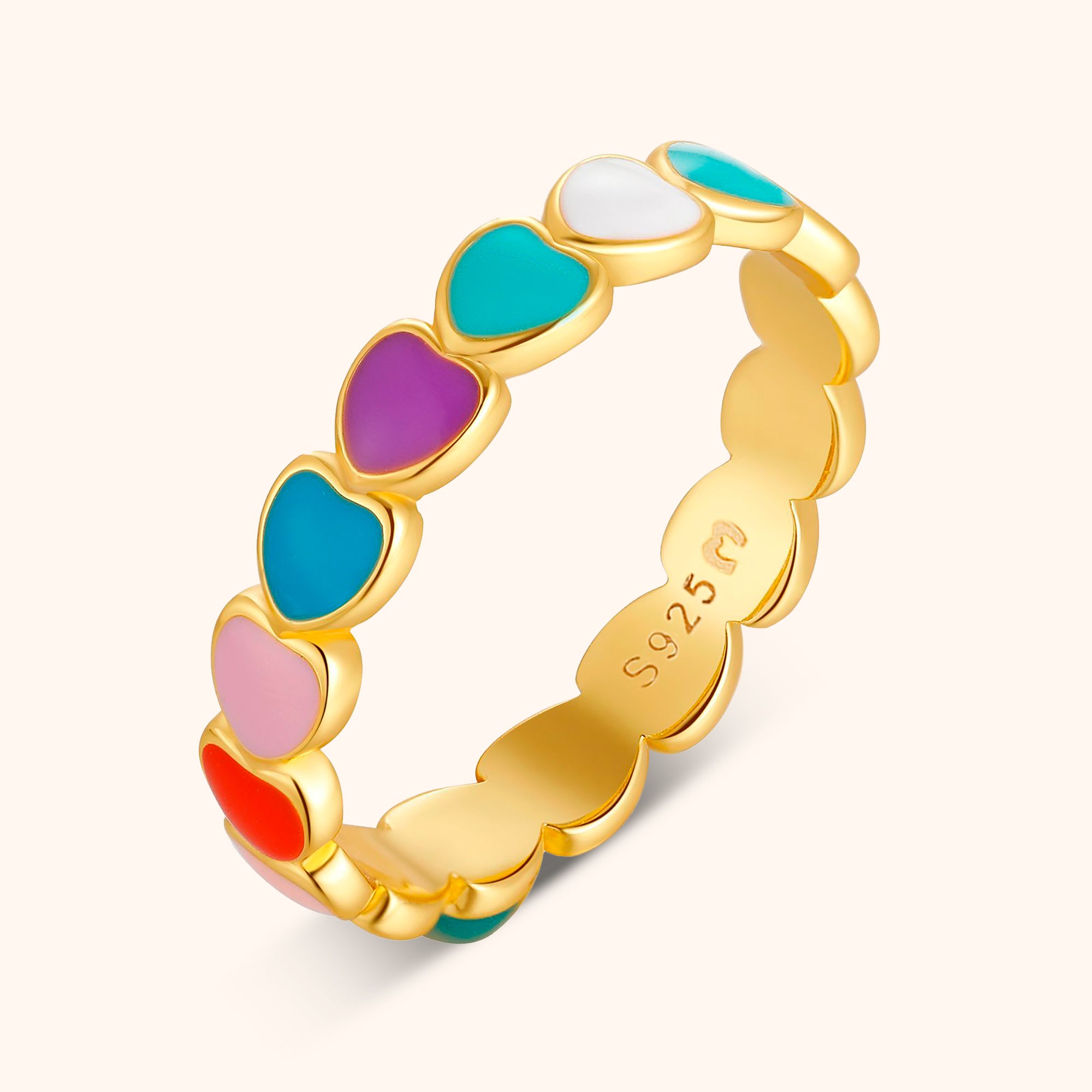 Bague "Amour Coloré" - LaMaisonDesBijoux