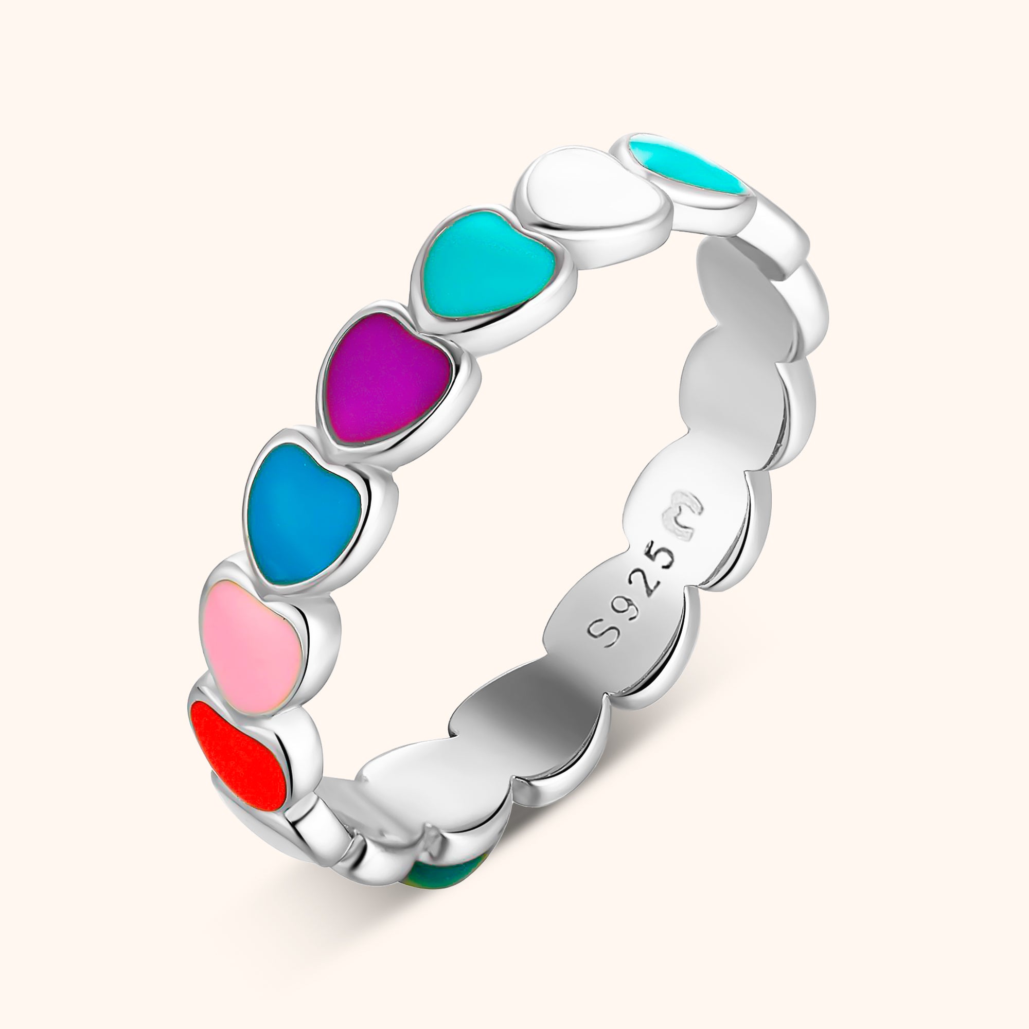 Bague "Amour Coloré" - LaMaisonDesBijoux