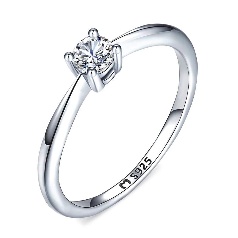 Bague Zircone Solitaire - LaMaisonDesBijoux