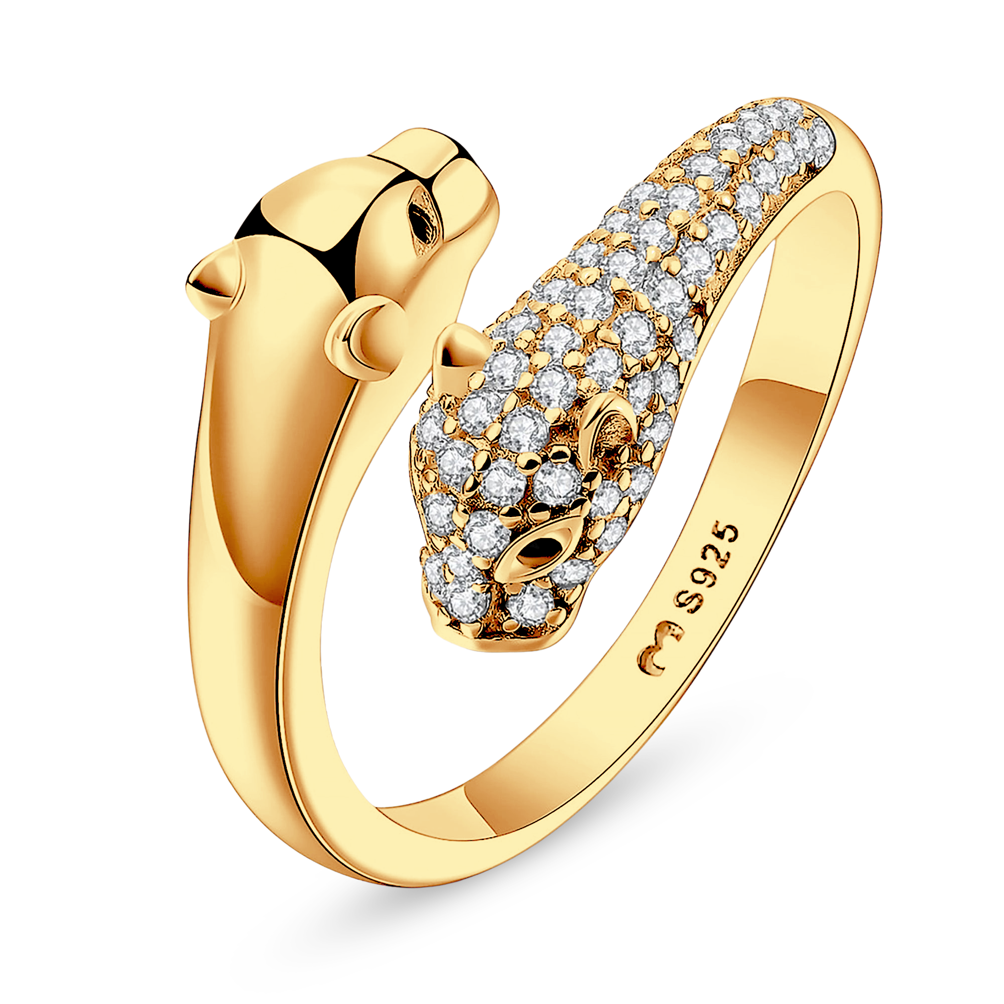 Bague Panthère Brillante