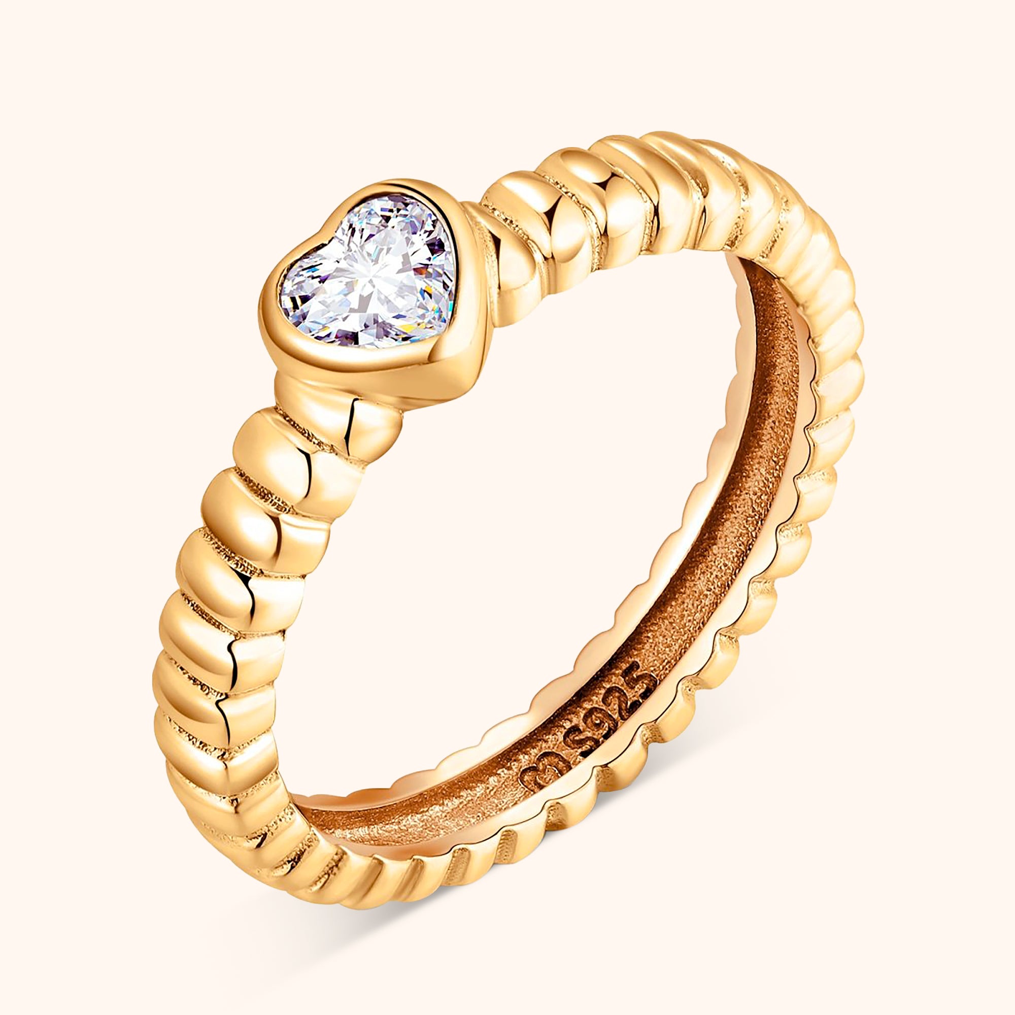 Bague "Amour Cristal" - LaMaisonDesBijoux