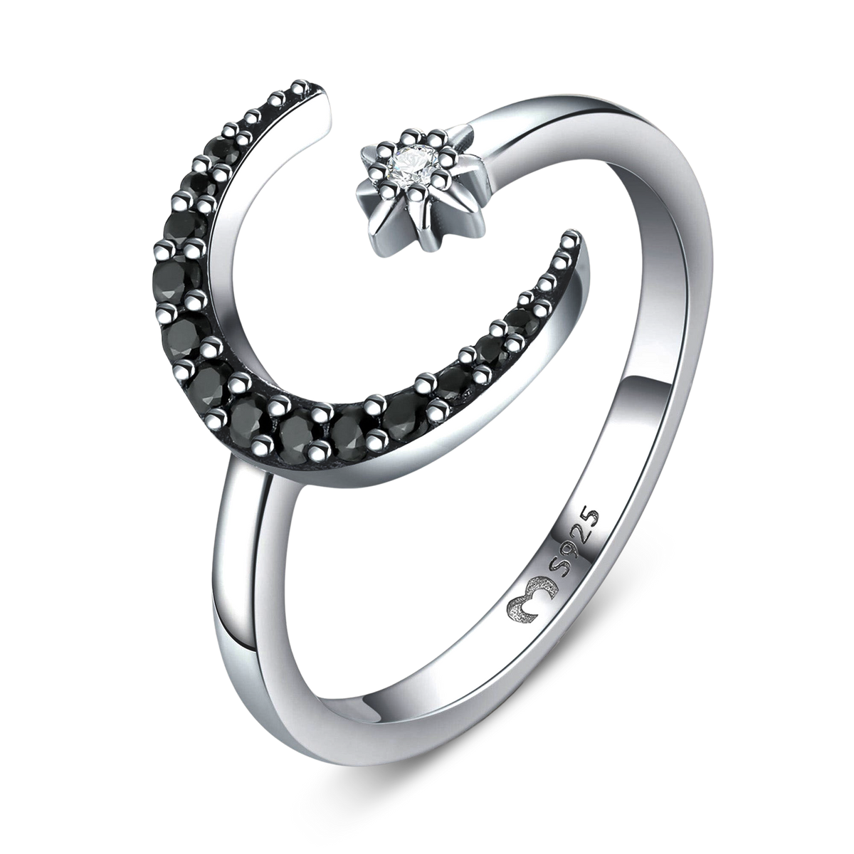 Bague Croissant de Lune - LaMaisonDesBijoux