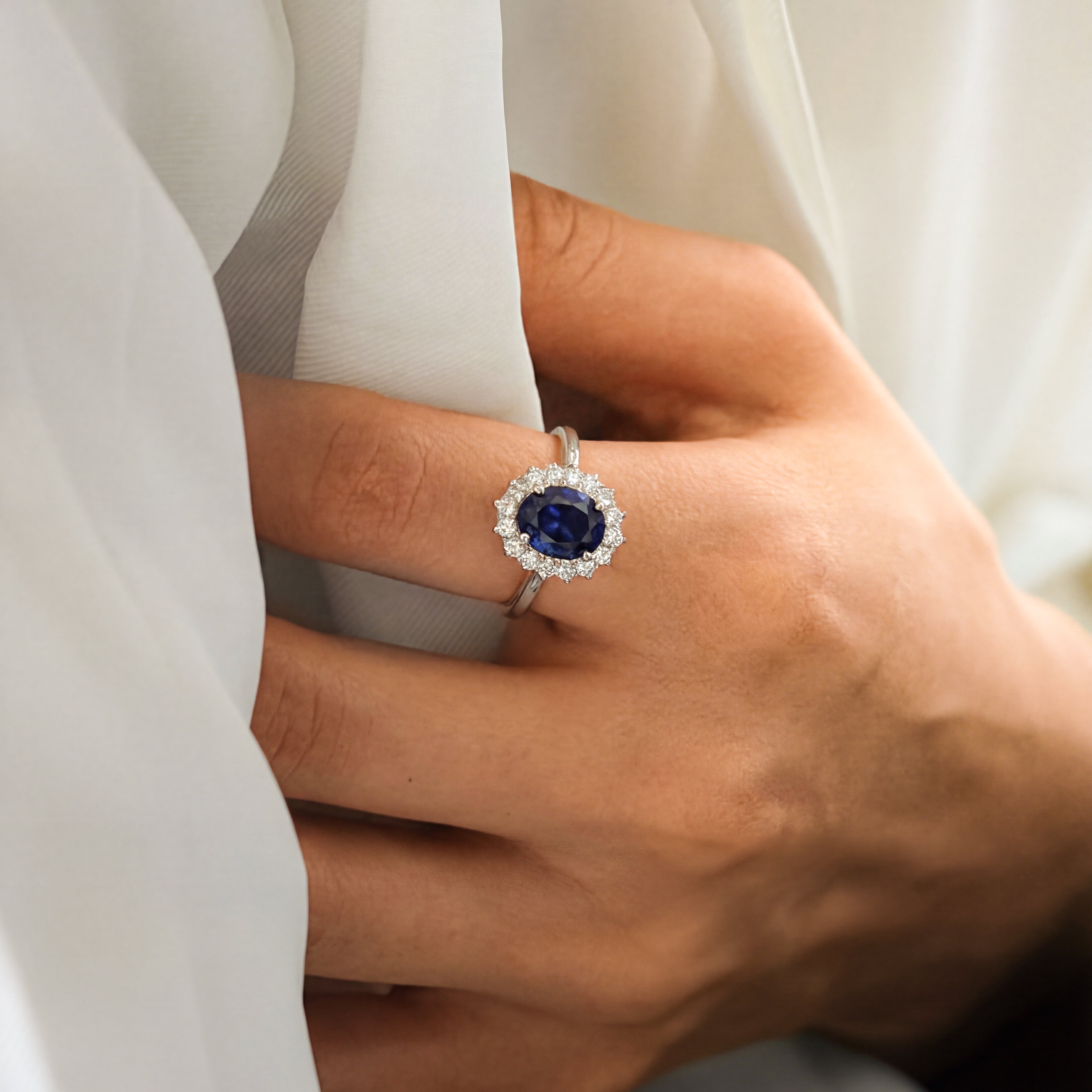 Drei leuchtende Ringe