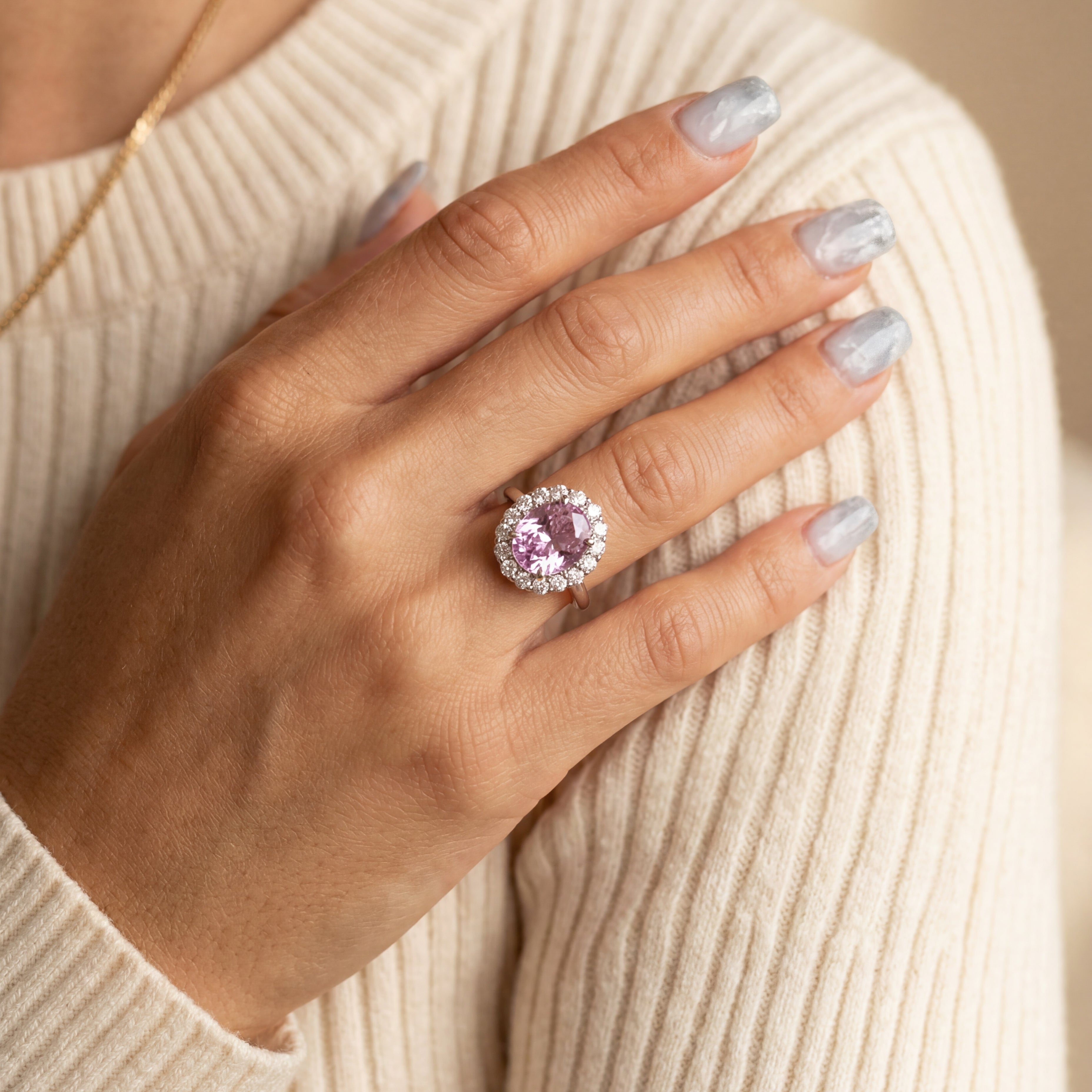 Drei leuchtende Ringe