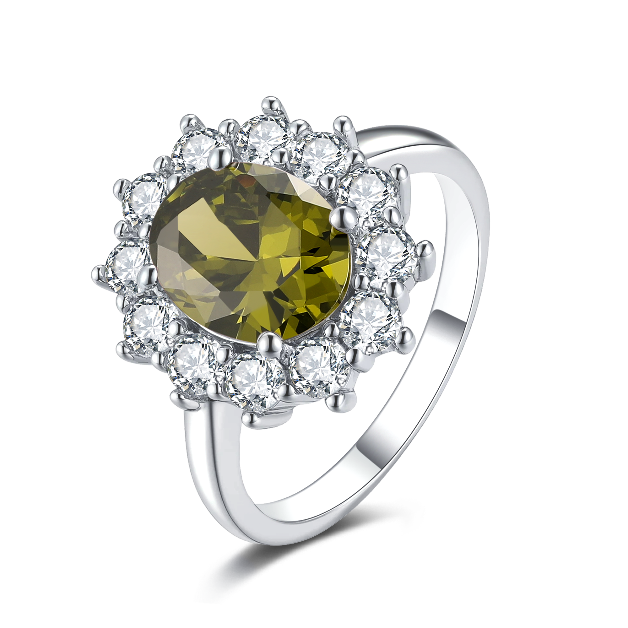 Drei leuchtende Ringe