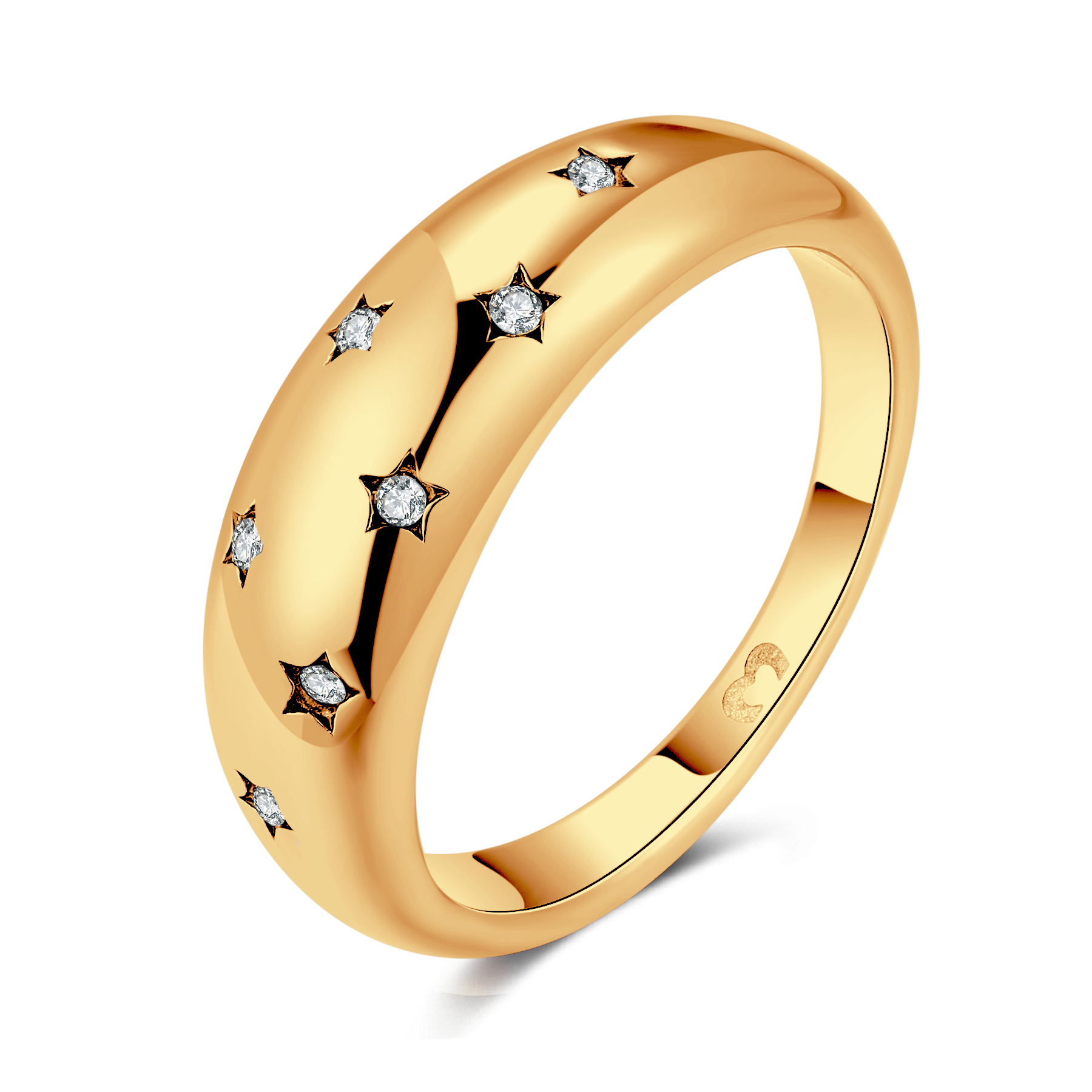 Drei leuchtende Ringe