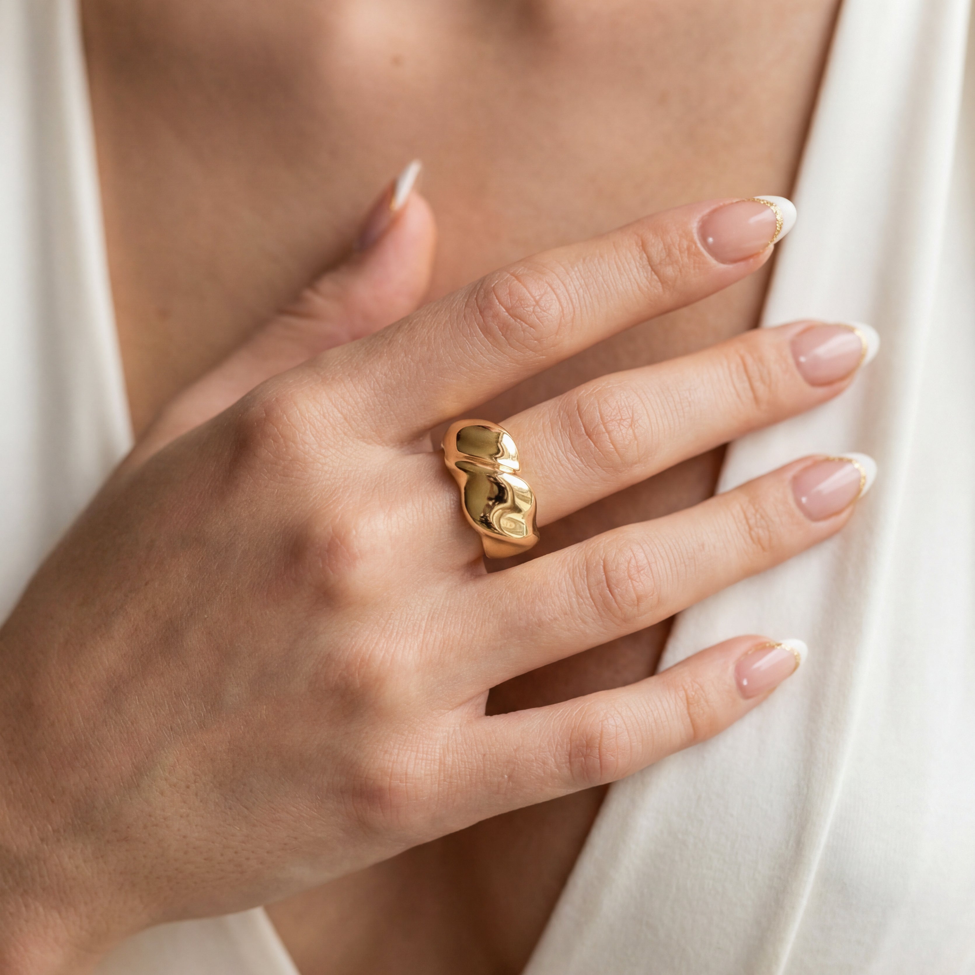 Drei leuchtende Ringe